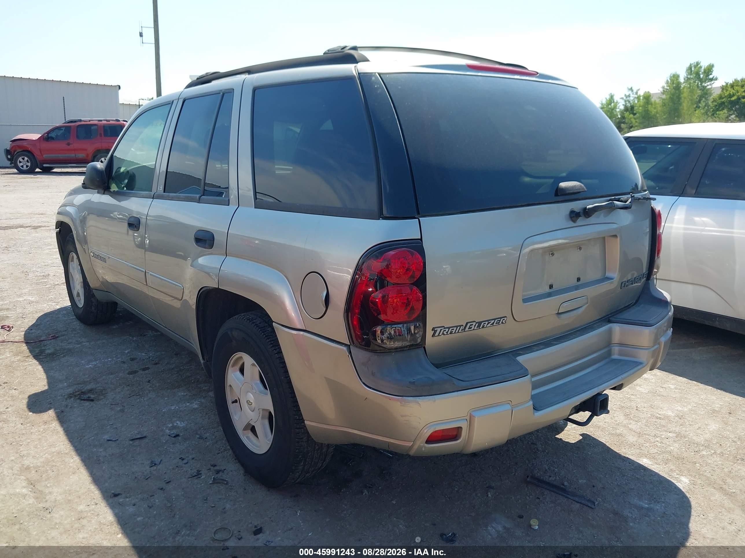 2002 Chevrolet Trailblazer Ls Silver vin: 1GNDS13S422401600