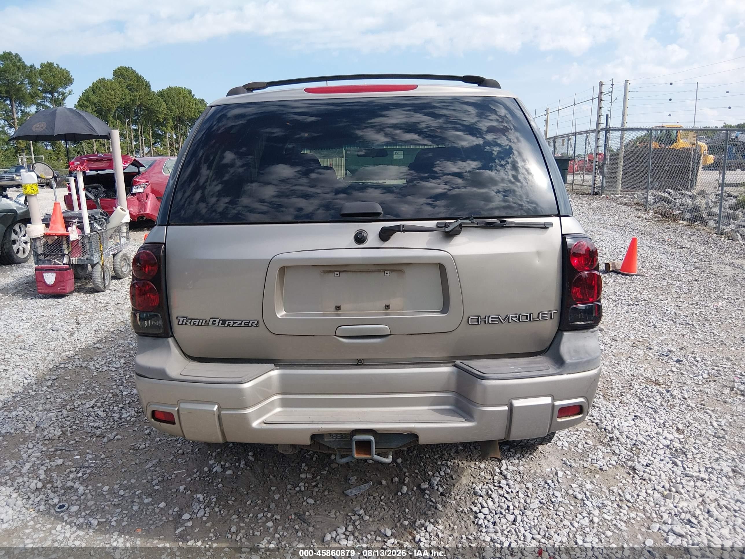 2002 Chevrolet Trailblazer Ls Gray vin: 1GNDS13S422458749