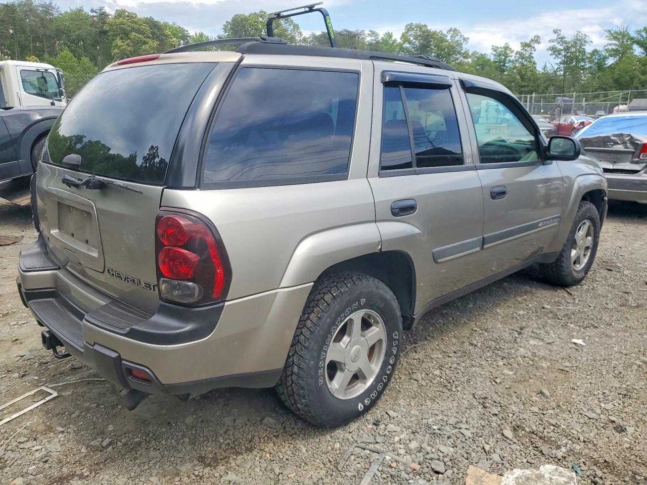 2002 Chevrolet Trailblazer Silver vin: 1GNDS13S422462512