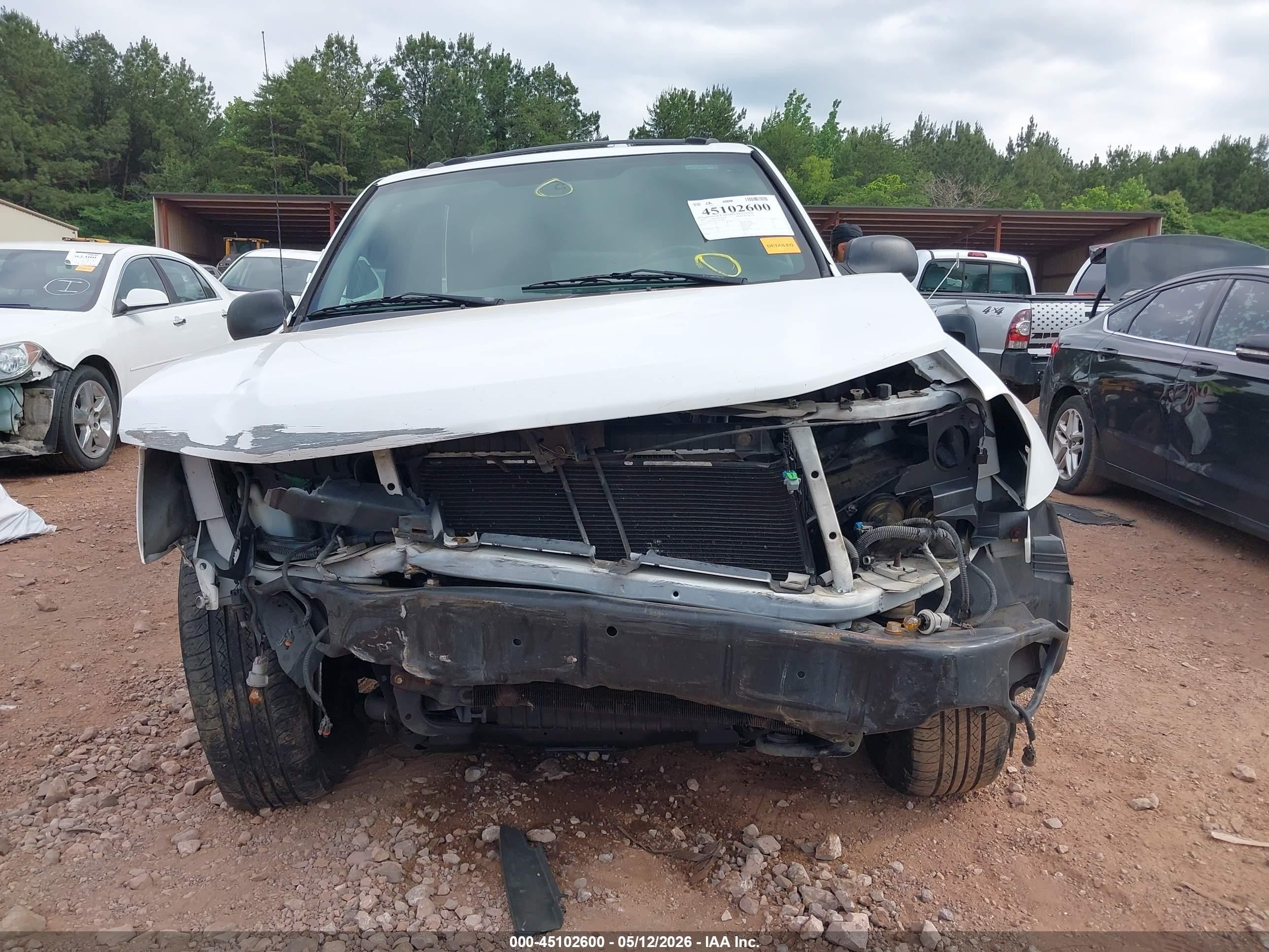 2003 Chevrolet Trailblazer Lt White vin: 1GNDS13S432399588