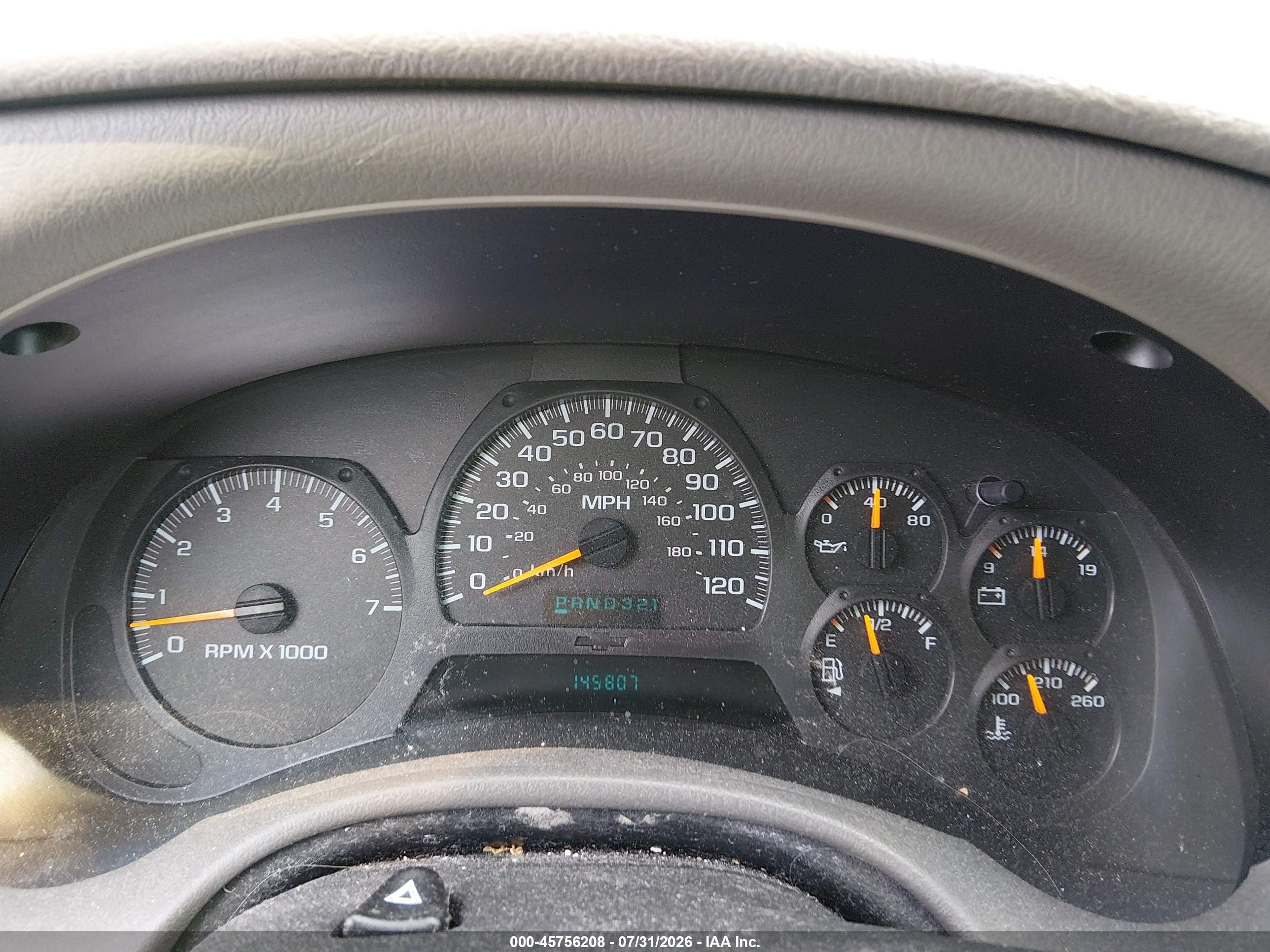 2004 Chevrolet Trailblazer Ls Black vin: 1GNDS13S442103325