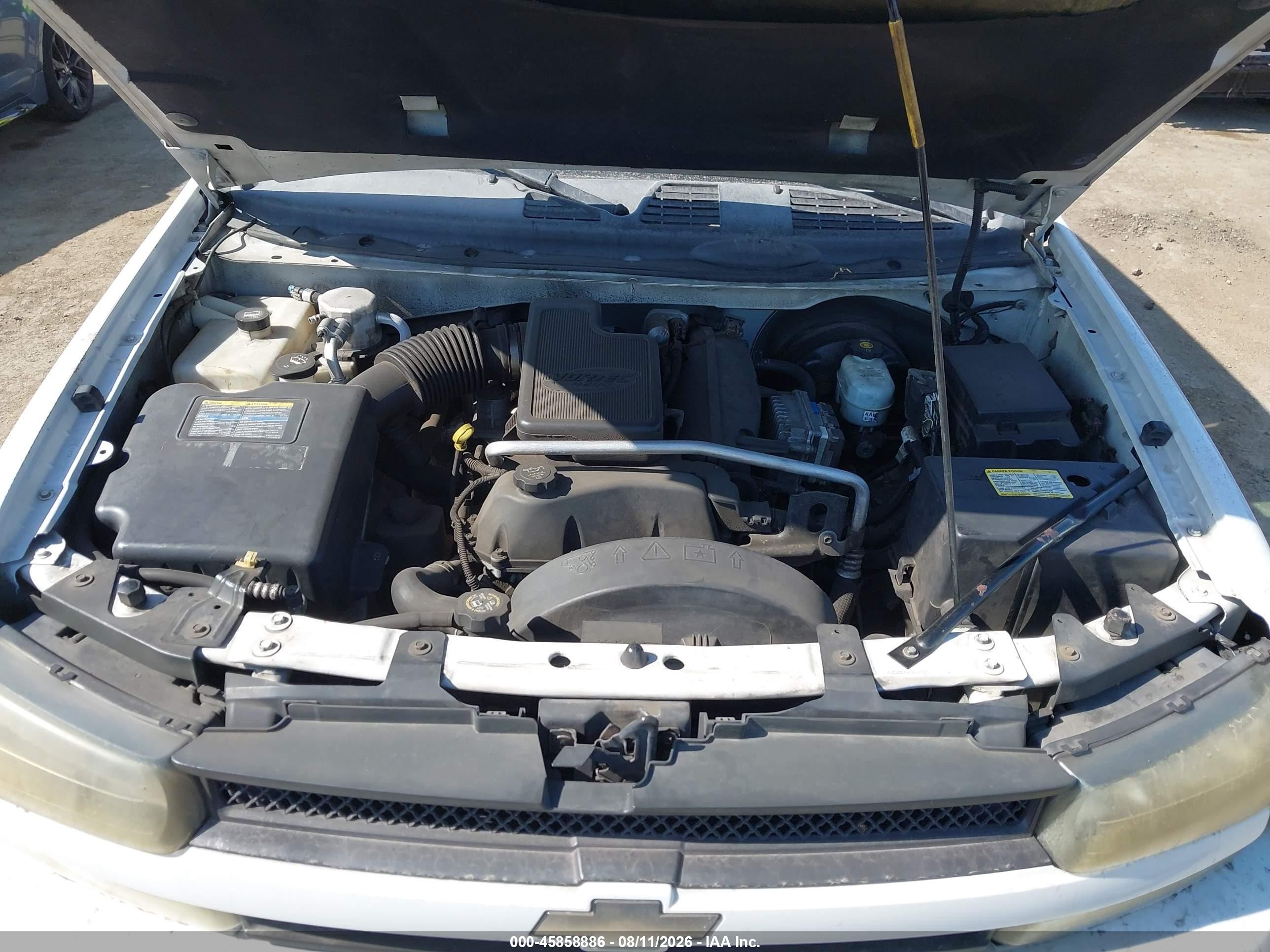2004 Chevrolet Trailblazer Lt White vin: 1GNDS13S442167851
