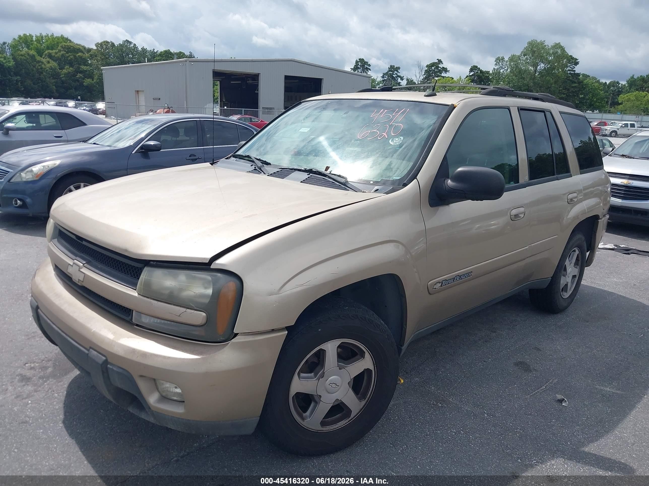 2004 Chevrolet Trailblazer Lt Золотой vin: 1GNDS13S442287097