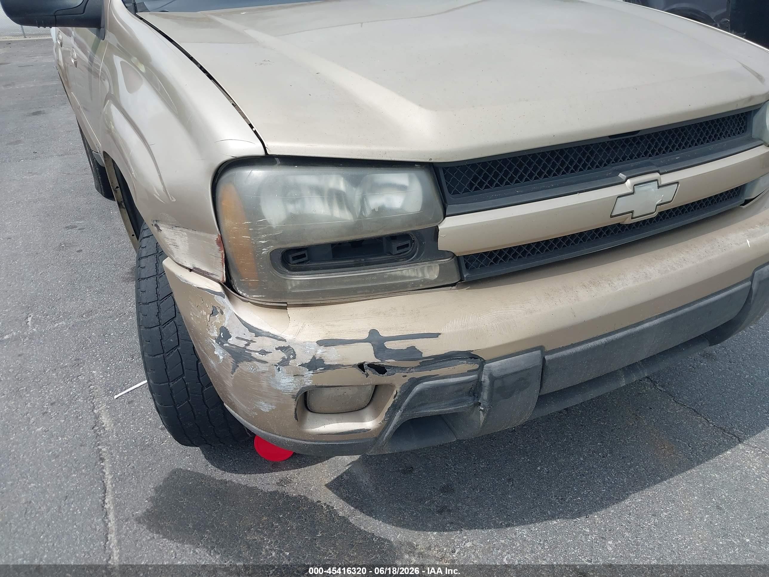 2004 Chevrolet Trailblazer Lt Золотой vin: 1GNDS13S442287097