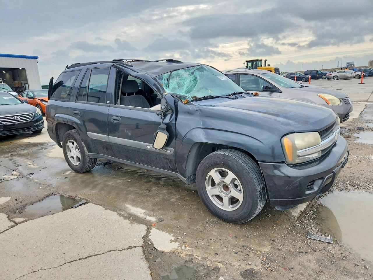 2004 Chevrolet Trailblazer Ls/lt Charcoal vin: 1GNDS13S442330188