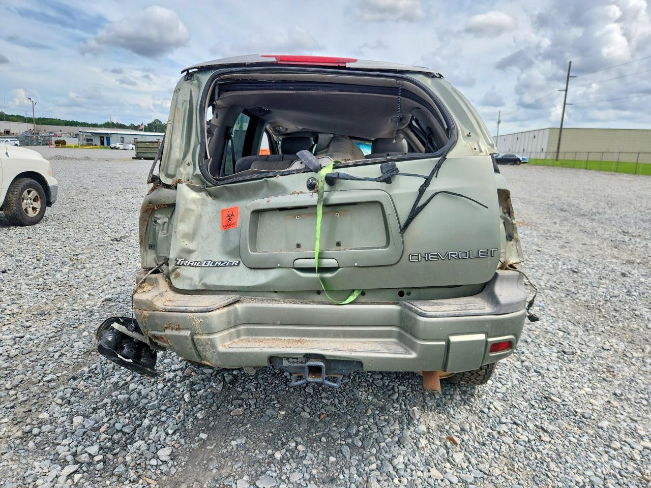 2004 Chevrolet Trailblazer Ls Green vin: 1GNDS13S442382582