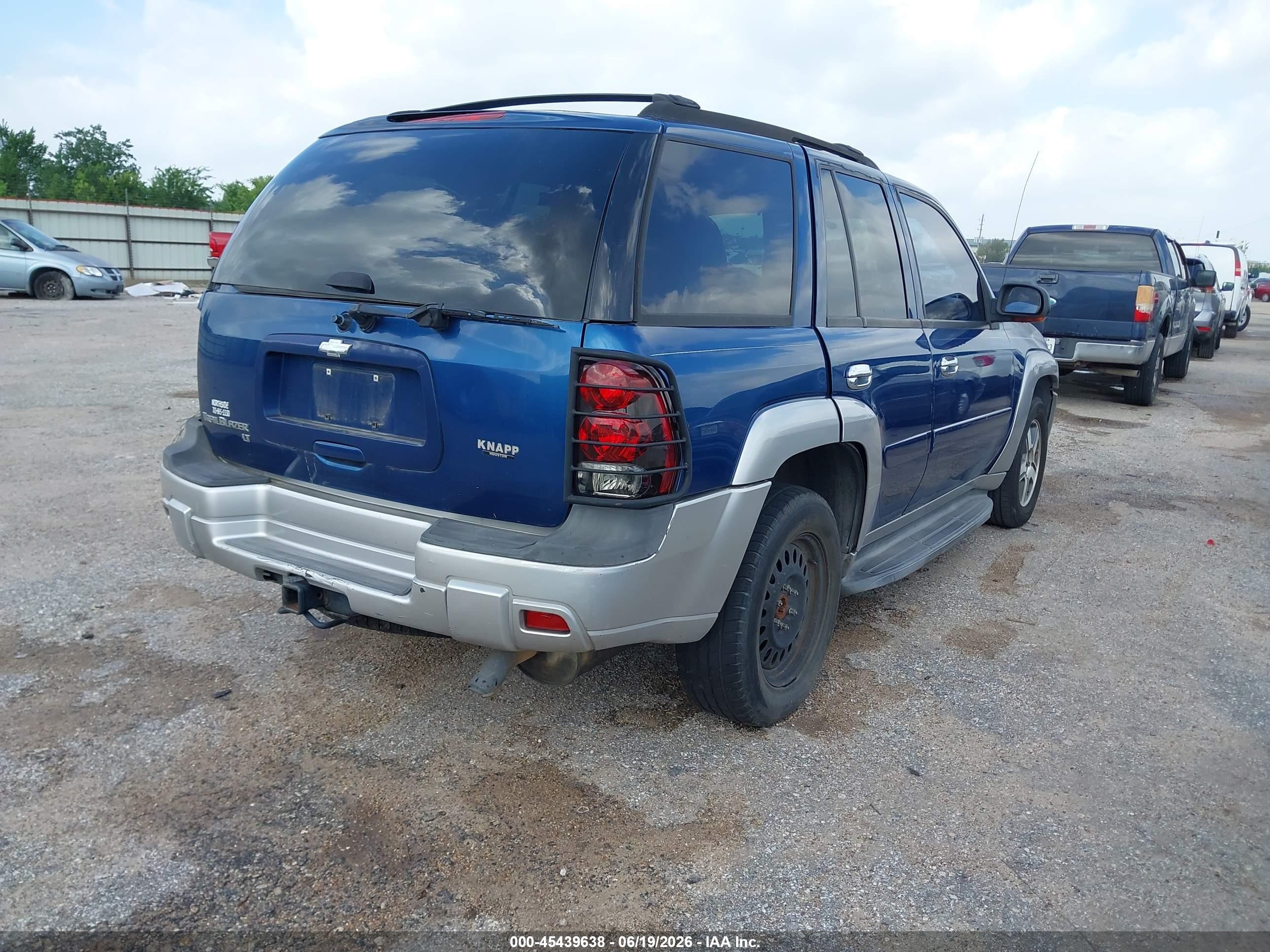 2005 Chevrolet Trailblazer Lt Blue vin: 1GNDS13S452191200