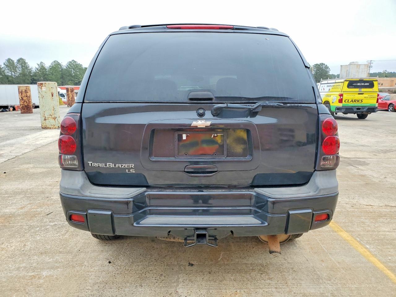 2006 Chevrolet Trailblazer Ls Black vin: 1GNDS13S462112898