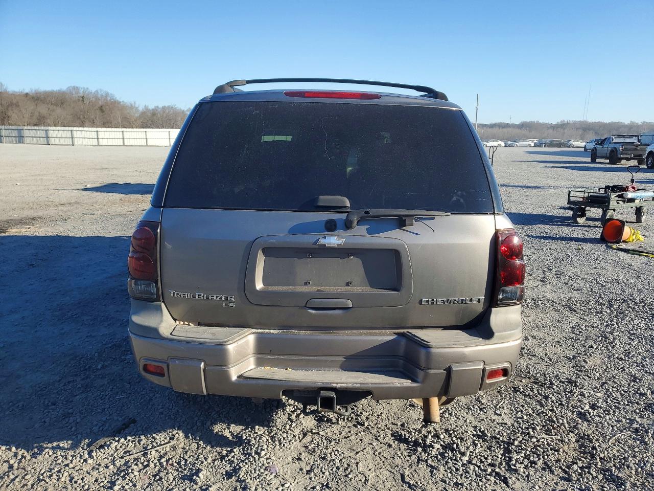 2007 Chevrolet Trailblazer Ls Silver vin: 1GNDS13S472106780