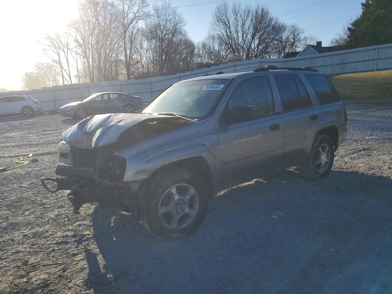 2007 Chevrolet Trailblazer Ls Silver vin: 1GNDS13S472106780