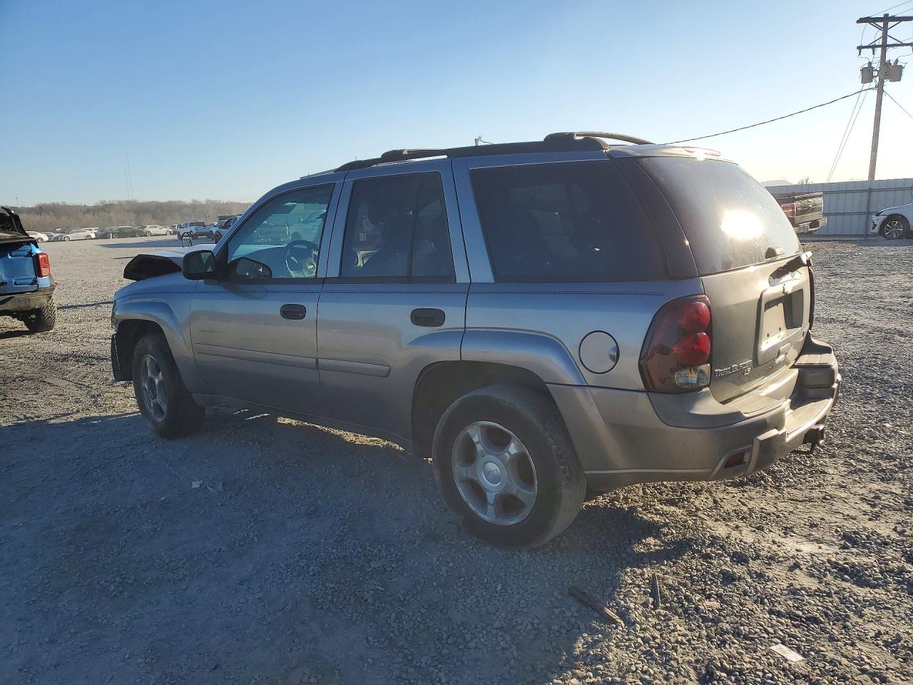 2007 Chevrolet Trailblazer Ls Silver vin: 1GNDS13S472106780