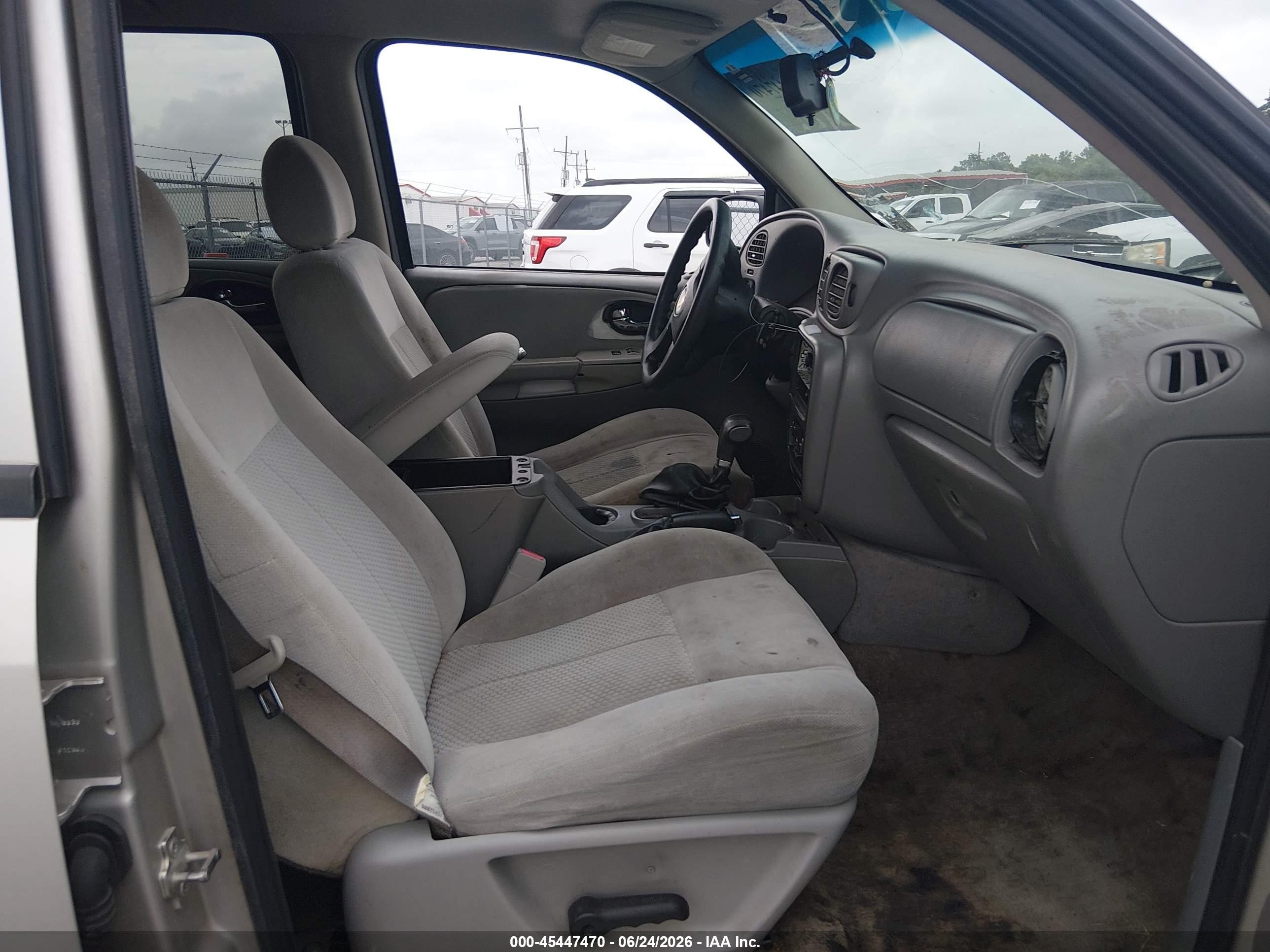 2007 Chevrolet Trailblazer Ls Silver vin: 1GNDS13S472201680