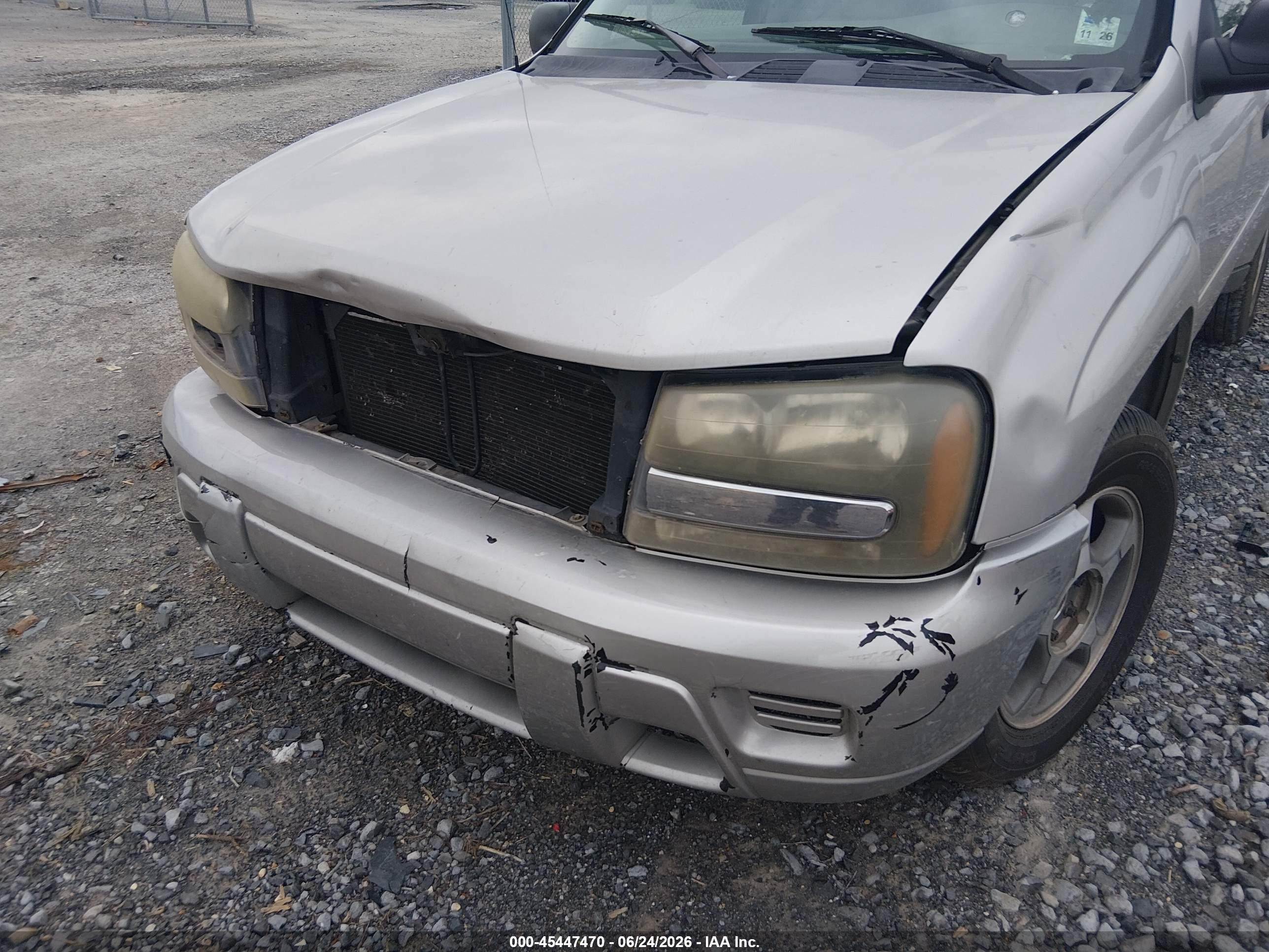 2007 Chevrolet Trailblazer Ls Silver vin: 1GNDS13S472201680