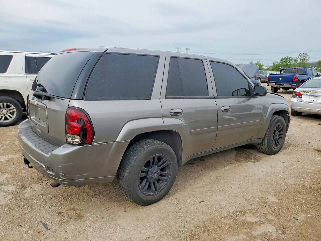 2008 Chevrolet Trailblazer Ls Gray vin: 1GNDS13S482202118