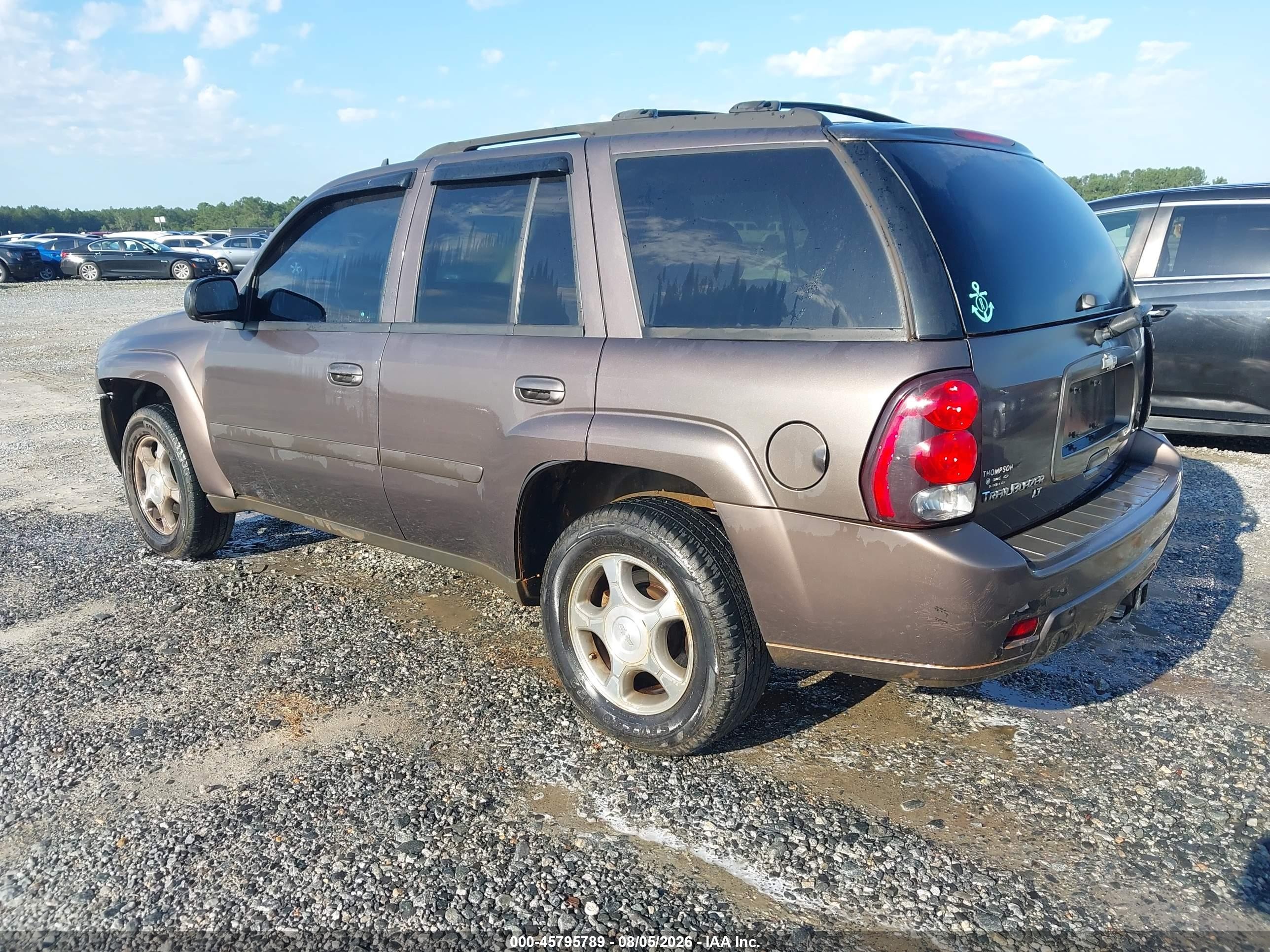 2008 Chevrolet Trailblazer Lt Pewter vin: 1GNDS13S482228007