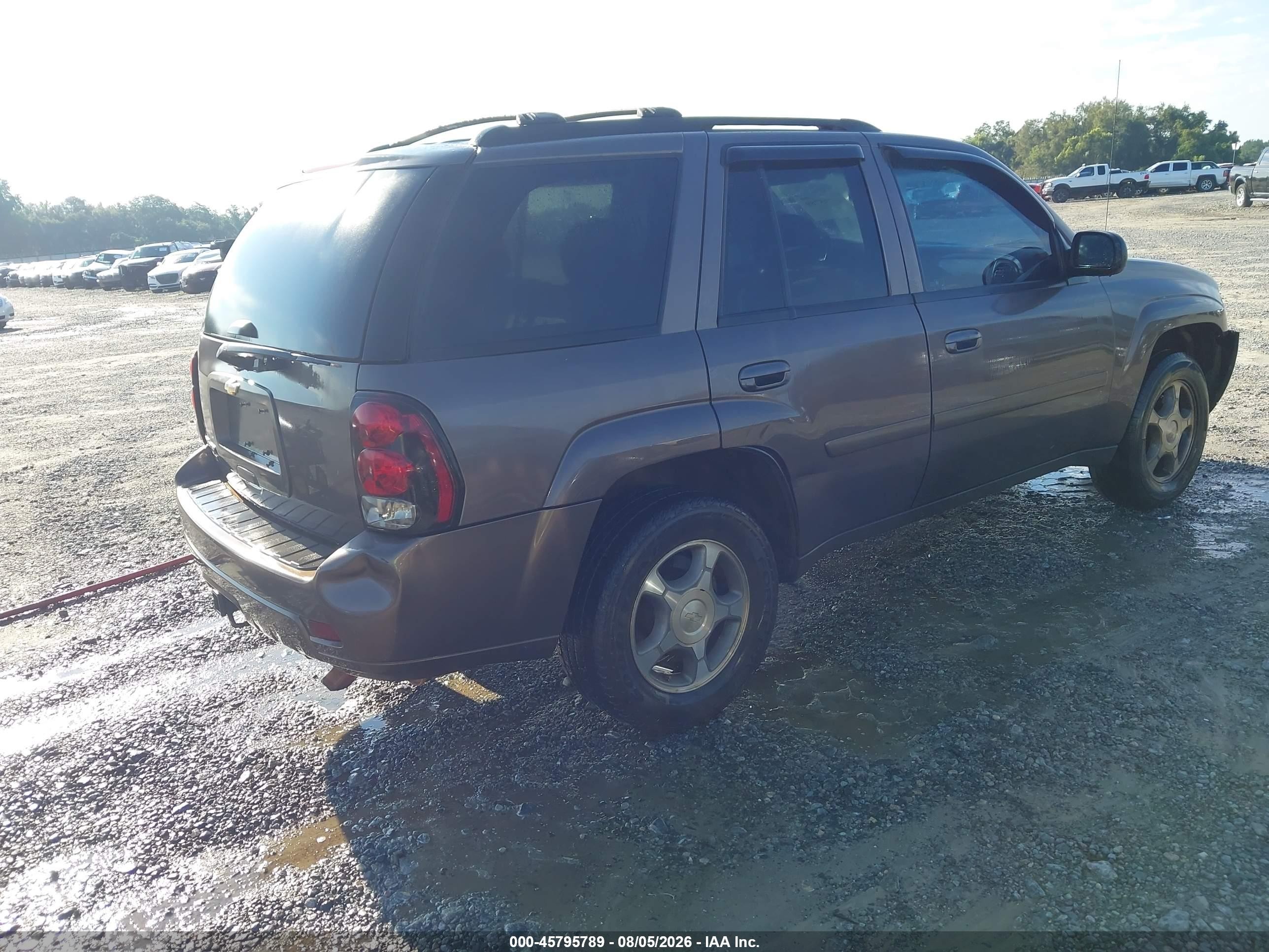 2008 Chevrolet Trailblazer Lt Pewter vin: 1GNDS13S482228007