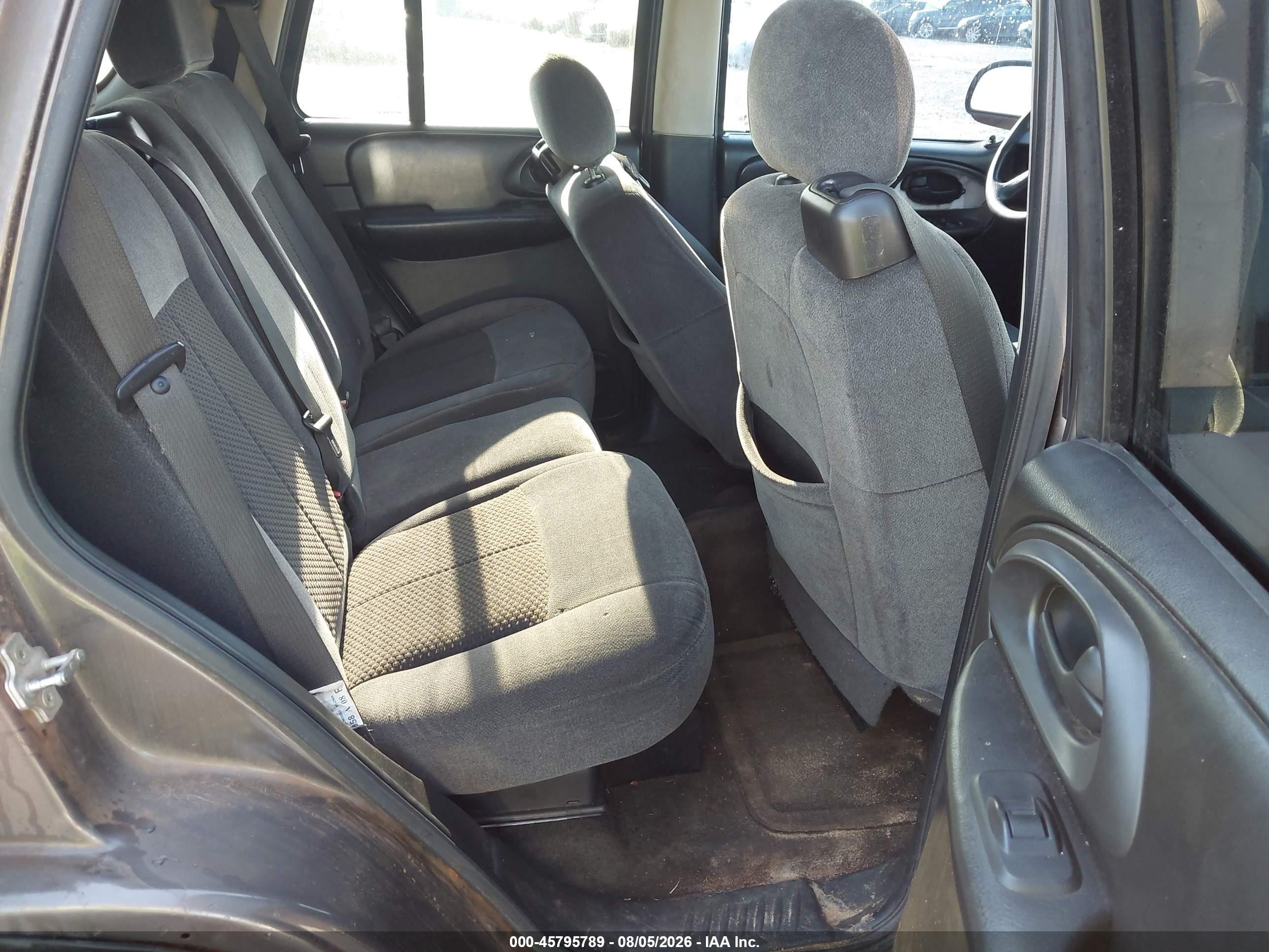 2008 Chevrolet Trailblazer Lt Pewter vin: 1GNDS13S482228007