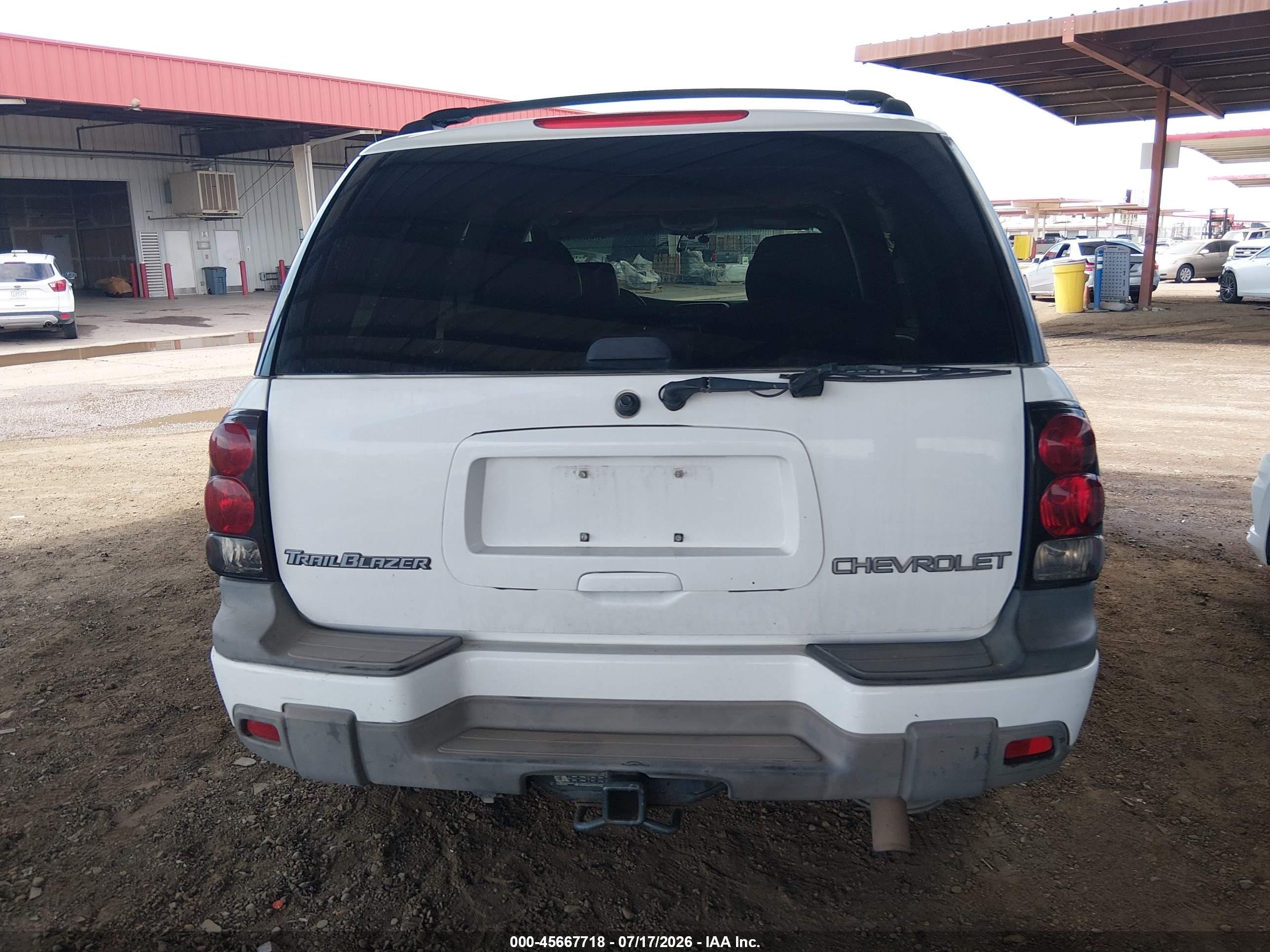2002 Chevrolet Trailblazer Ltz White vin: 1GNDS13S522476533