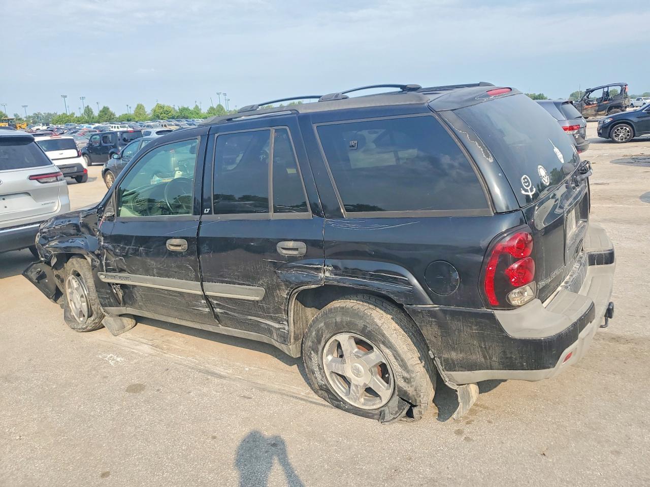 2002 Chevrolet Trailblazer Black vin: 1GNDS13S522489461