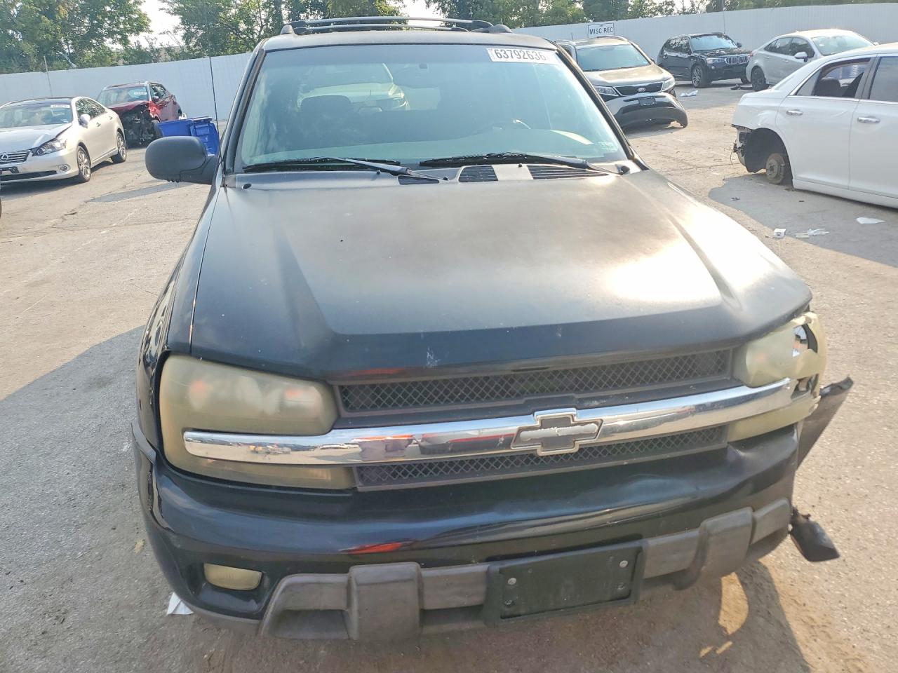 2002 Chevrolet Trailblazer Black vin: 1GNDS13S522489461