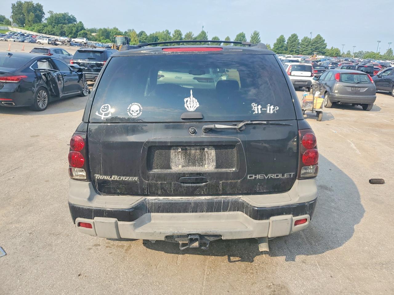 2002 Chevrolet Trailblazer Black vin: 1GNDS13S522489461