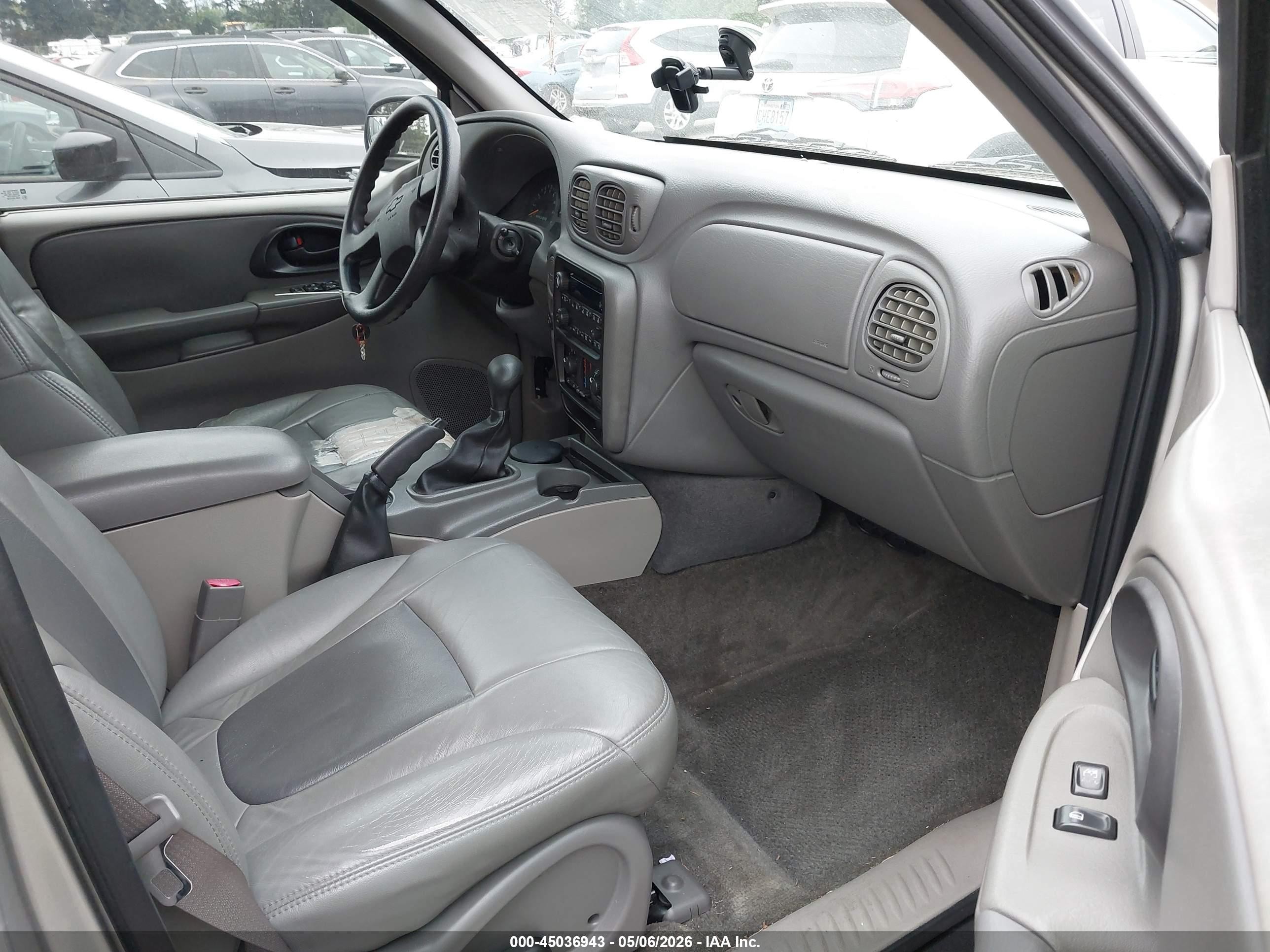 2004 Chevrolet Trailblazer Ls Silver vin: 1GNDS13S542302898
