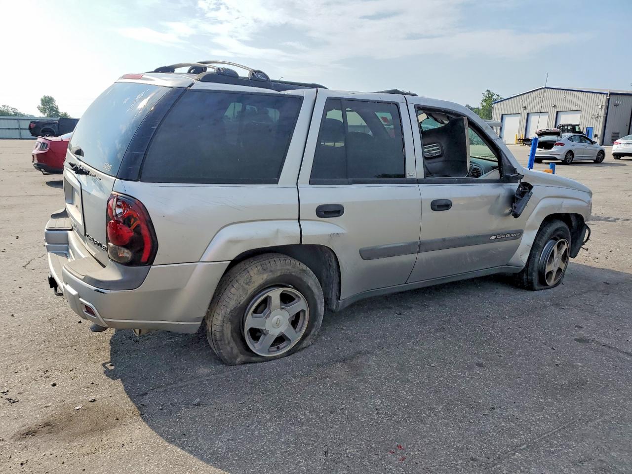 2004 Chevrolet Trailblazer Ls Silver vin: 1GNDS13S542345895