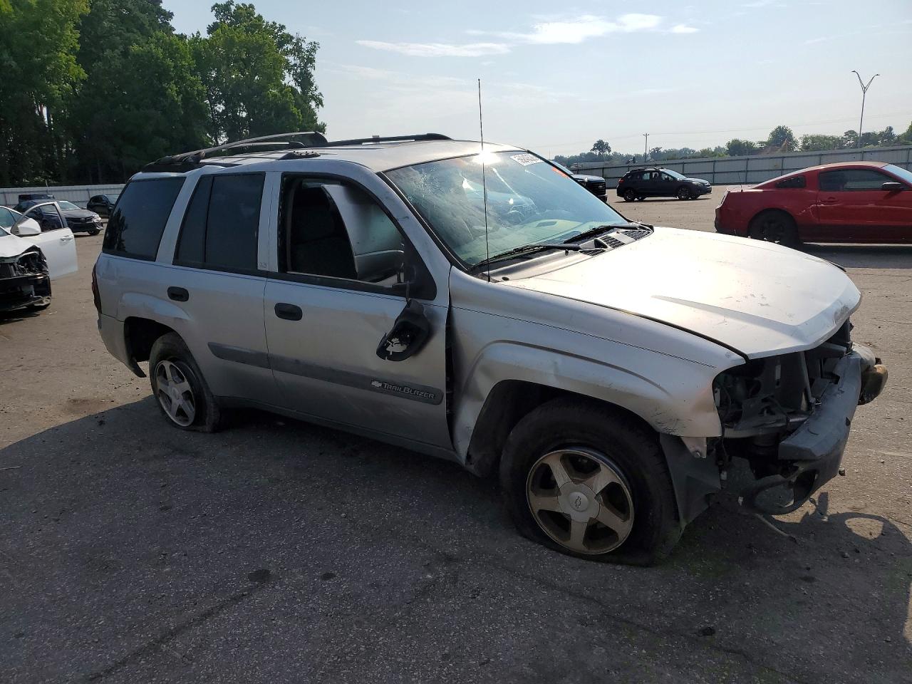 2004 Chevrolet Trailblazer Ls Silver vin: 1GNDS13S542345895