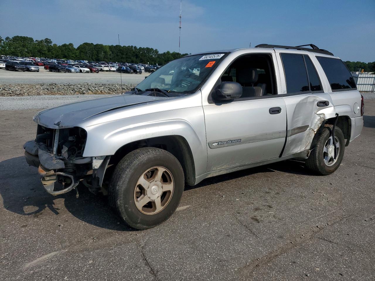 2004 Chevrolet Trailblazer Ls Silver vin: 1GNDS13S542345895