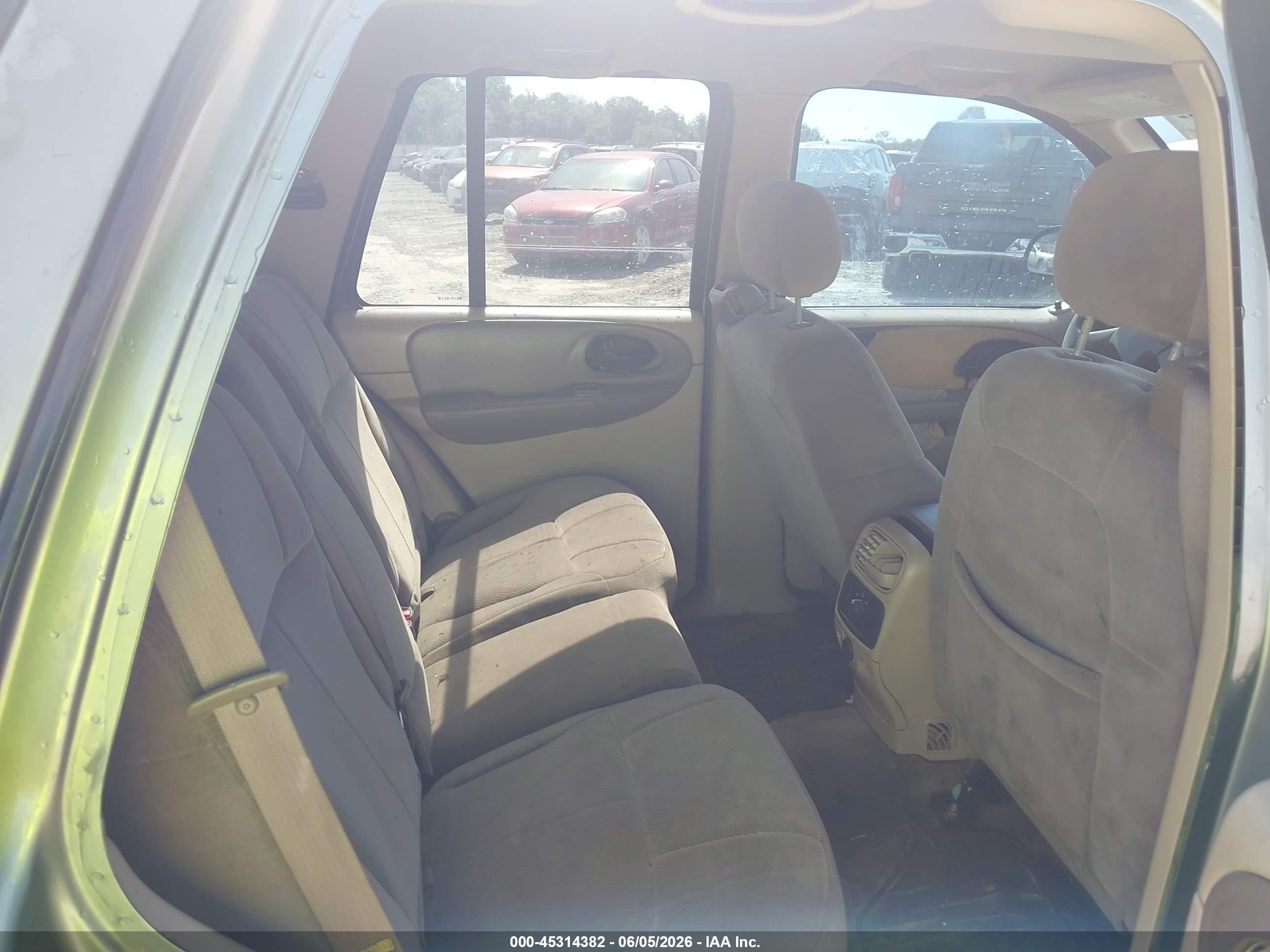 2004 Chevrolet Trailblazer Ls Green vin: 1GNDS13S542367136