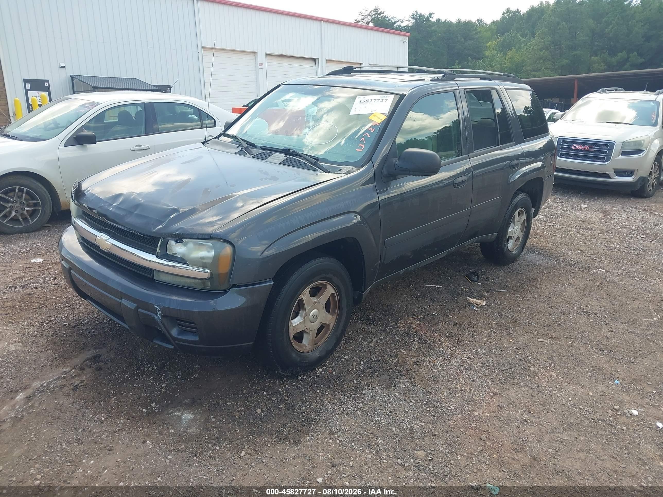 2007 Chevrolet Trailblazer Ls Brown vin: 1GNDS13S572137729