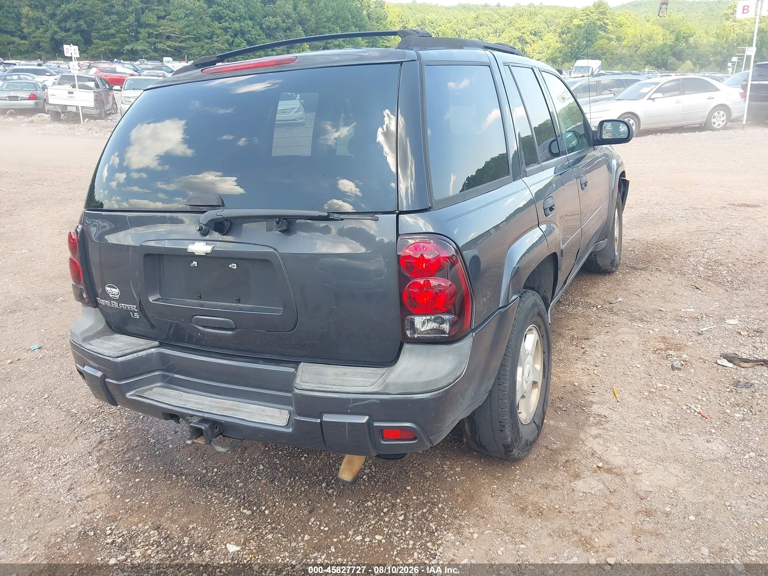 2007 Chevrolet Trailblazer Ls Brown vin: 1GNDS13S572137729