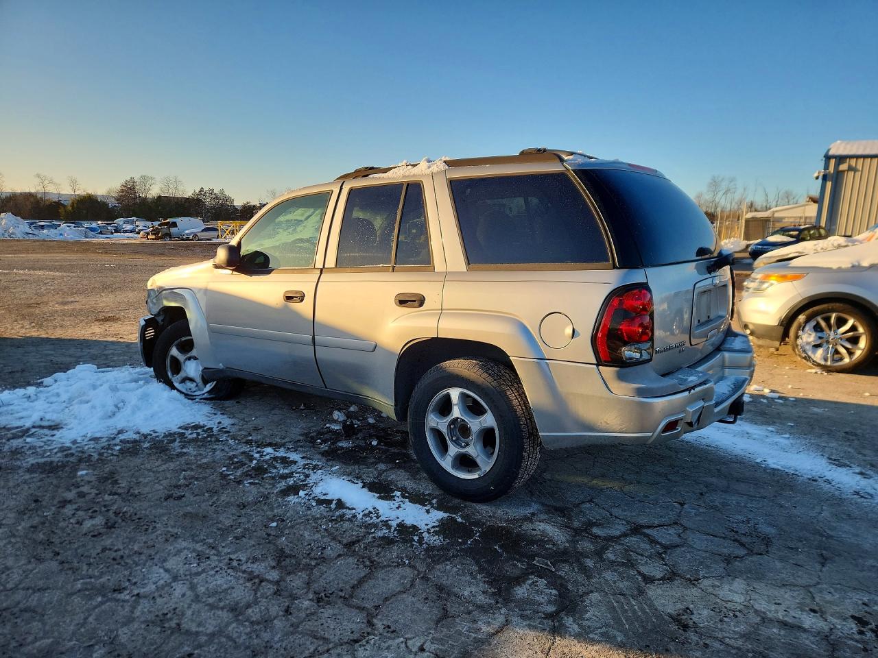 2007 Chevrolet Trailblazer Ls Silver vin: 1GNDS13S572207326