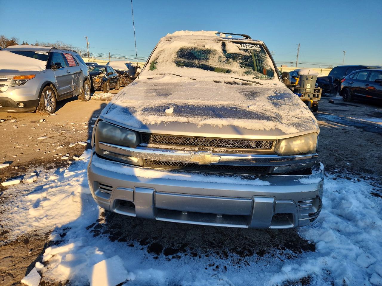 2007 Chevrolet Trailblazer Ls Silver vin: 1GNDS13S572207326