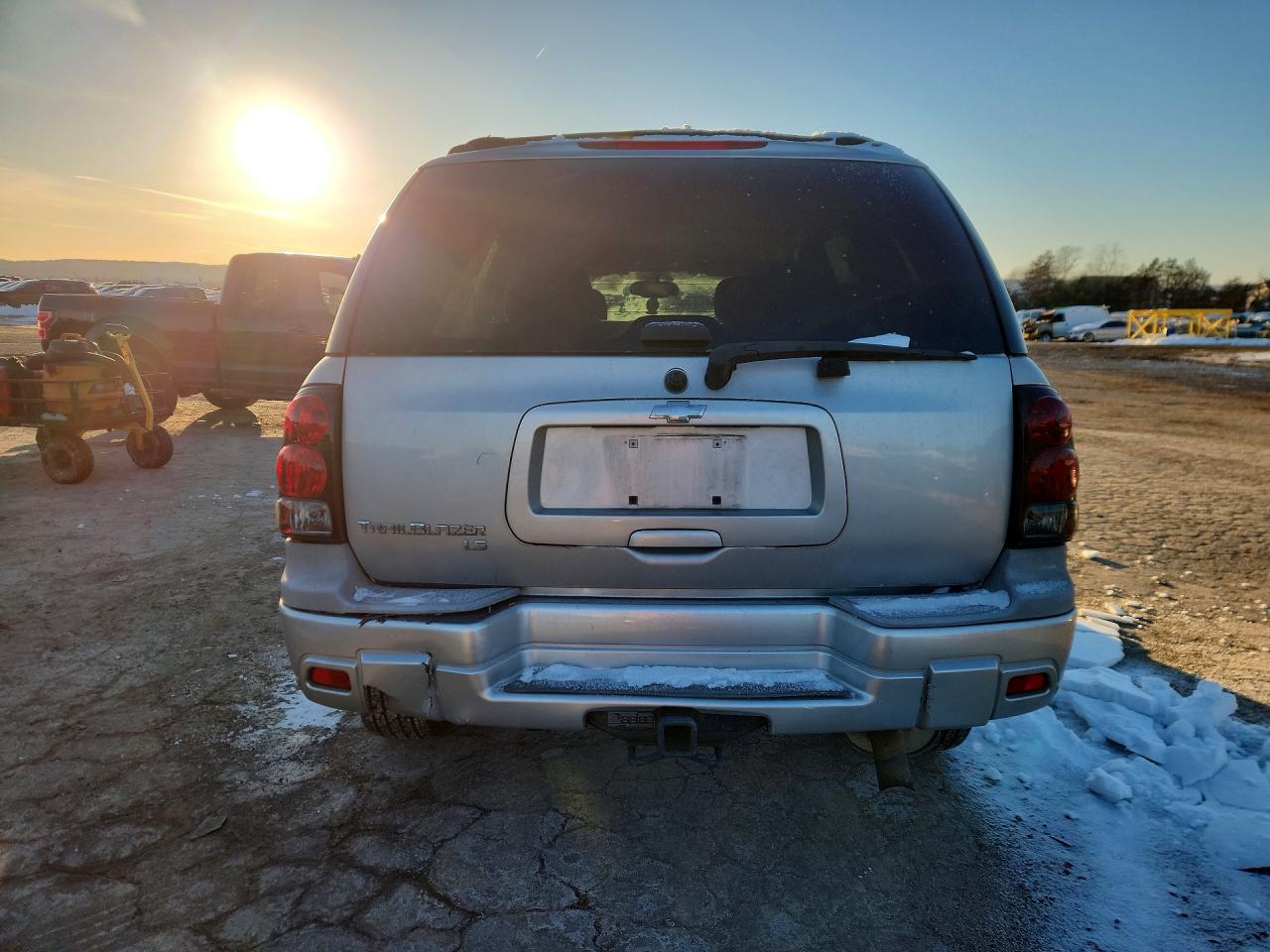2007 Chevrolet Trailblazer Ls Silver vin: 1GNDS13S572207326