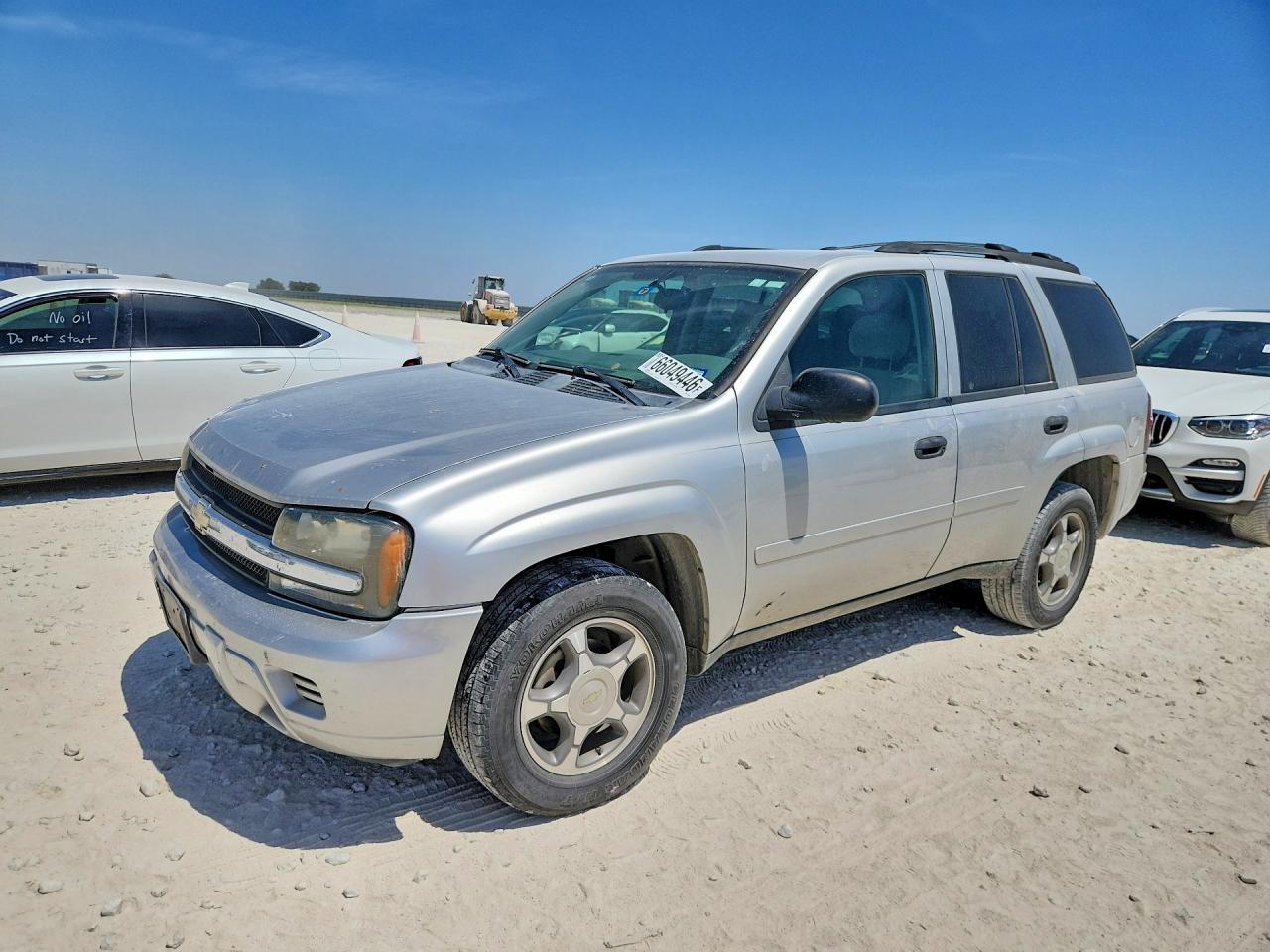 2008 Chevrolet Trailblazer Ls Silver vin: 1GNDS13S582106353