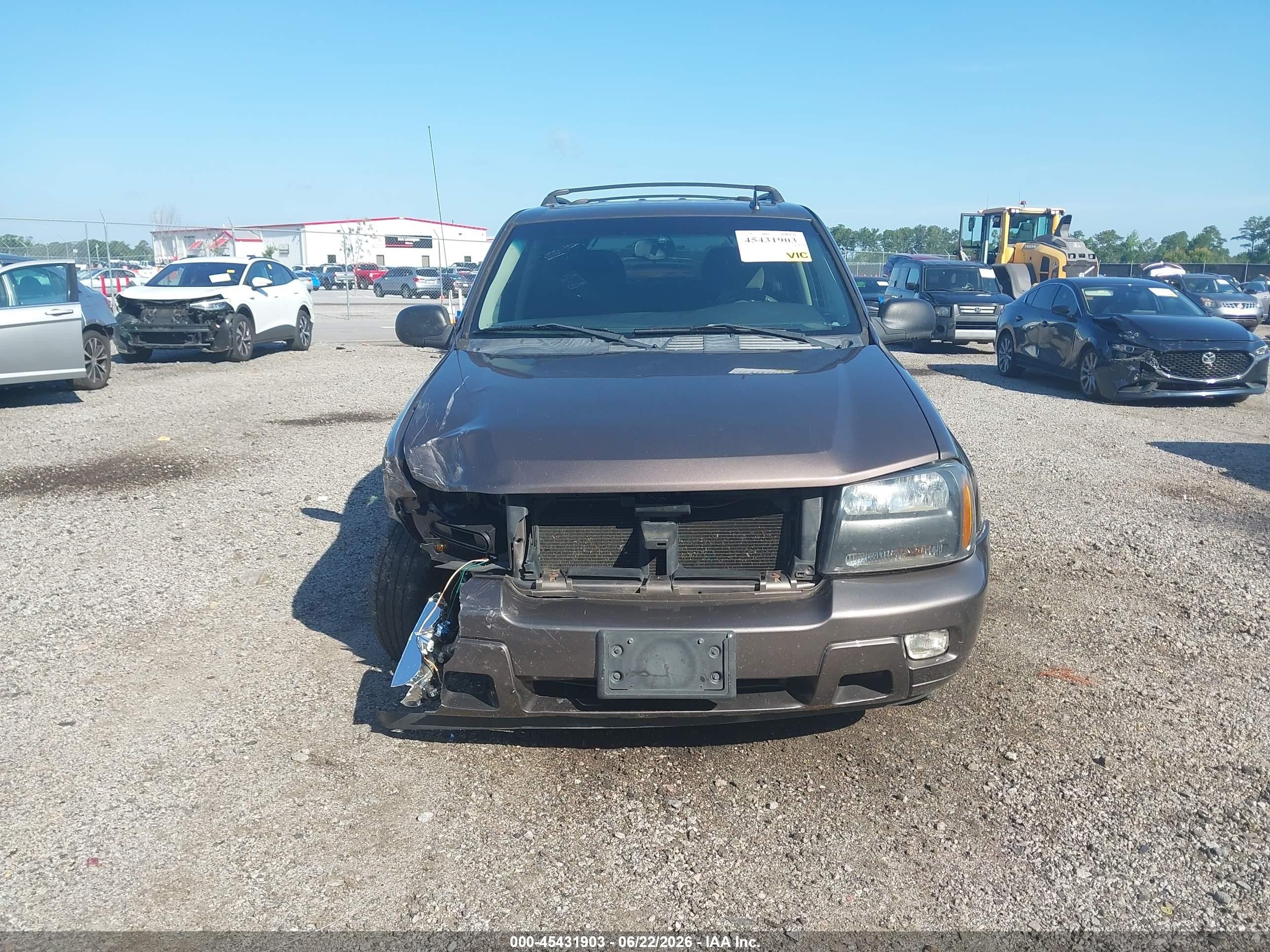2008 Chevrolet Trailblazer Lt Gray vin: 1GNDS13S582113965