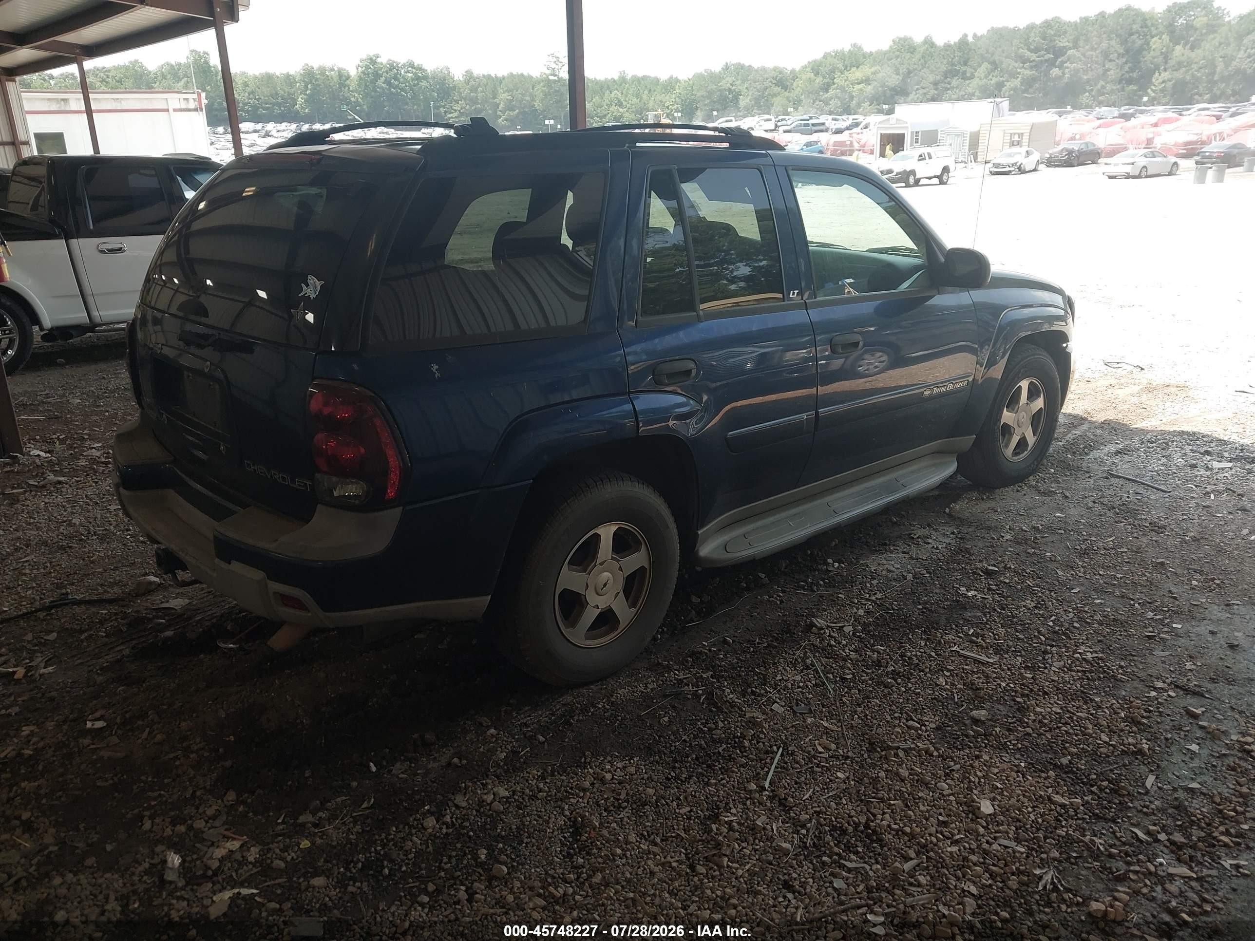 2003 Chevrolet Trailblazer Lt Синий vin: 1GNDS13S632395641