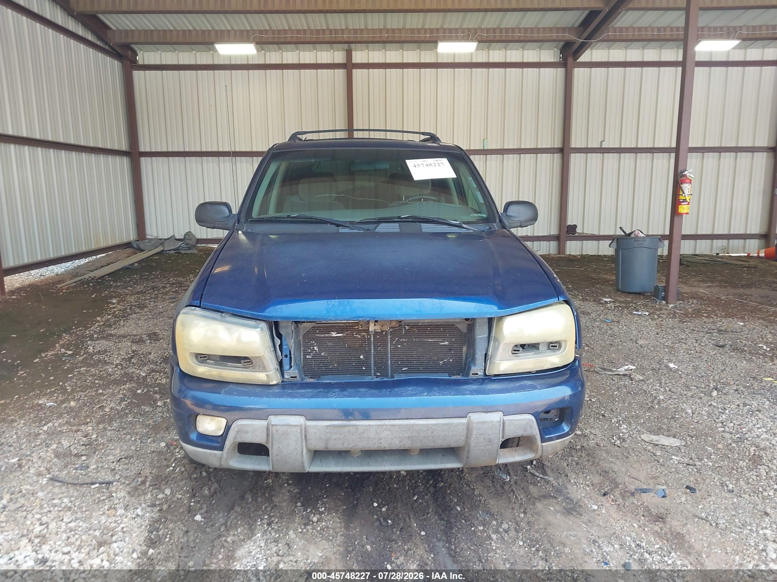 2003 Chevrolet Trailblazer Lt Синий vin: 1GNDS13S632395641