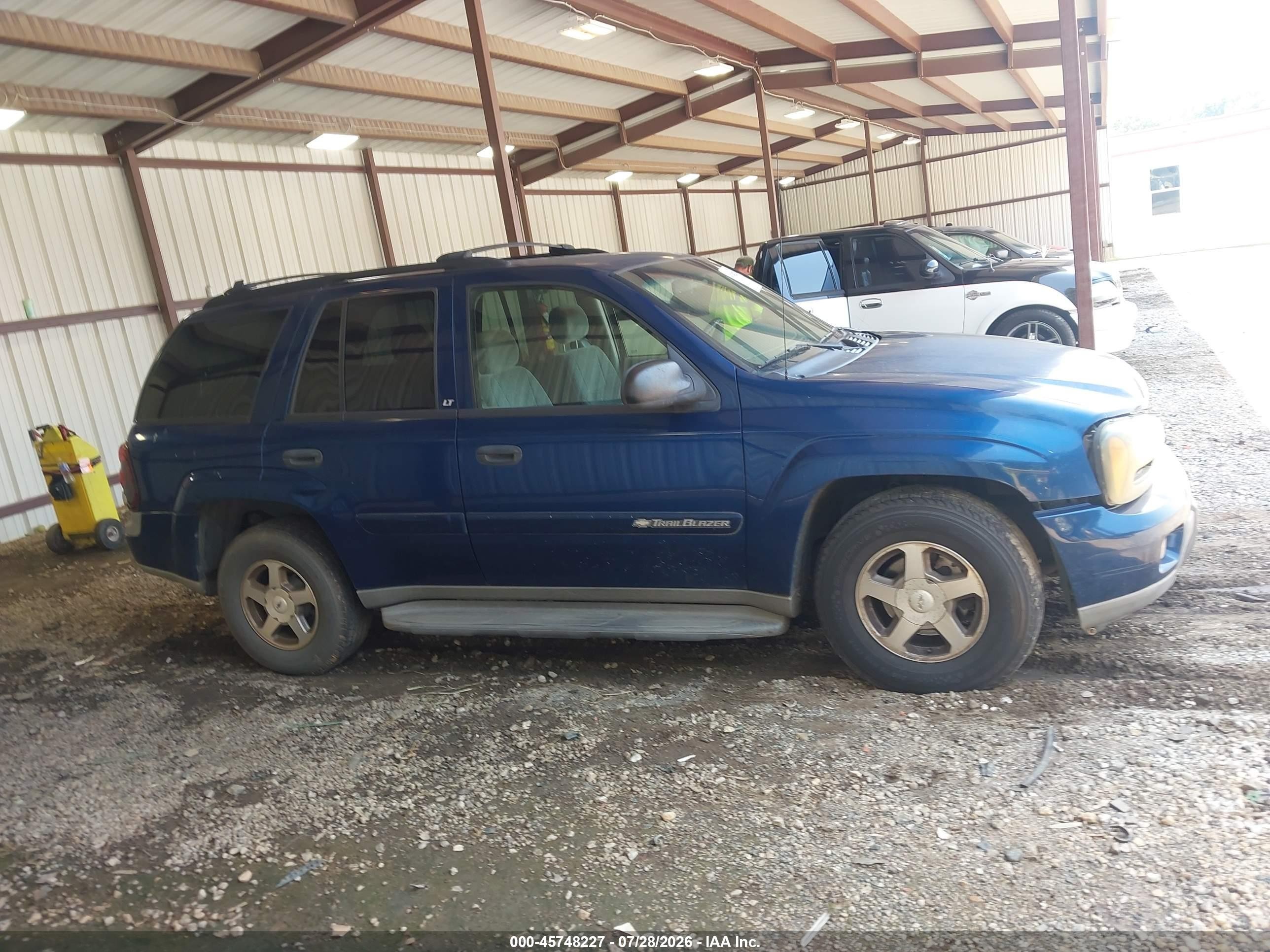 2003 Chevrolet Trailblazer Lt Синий vin: 1GNDS13S632395641