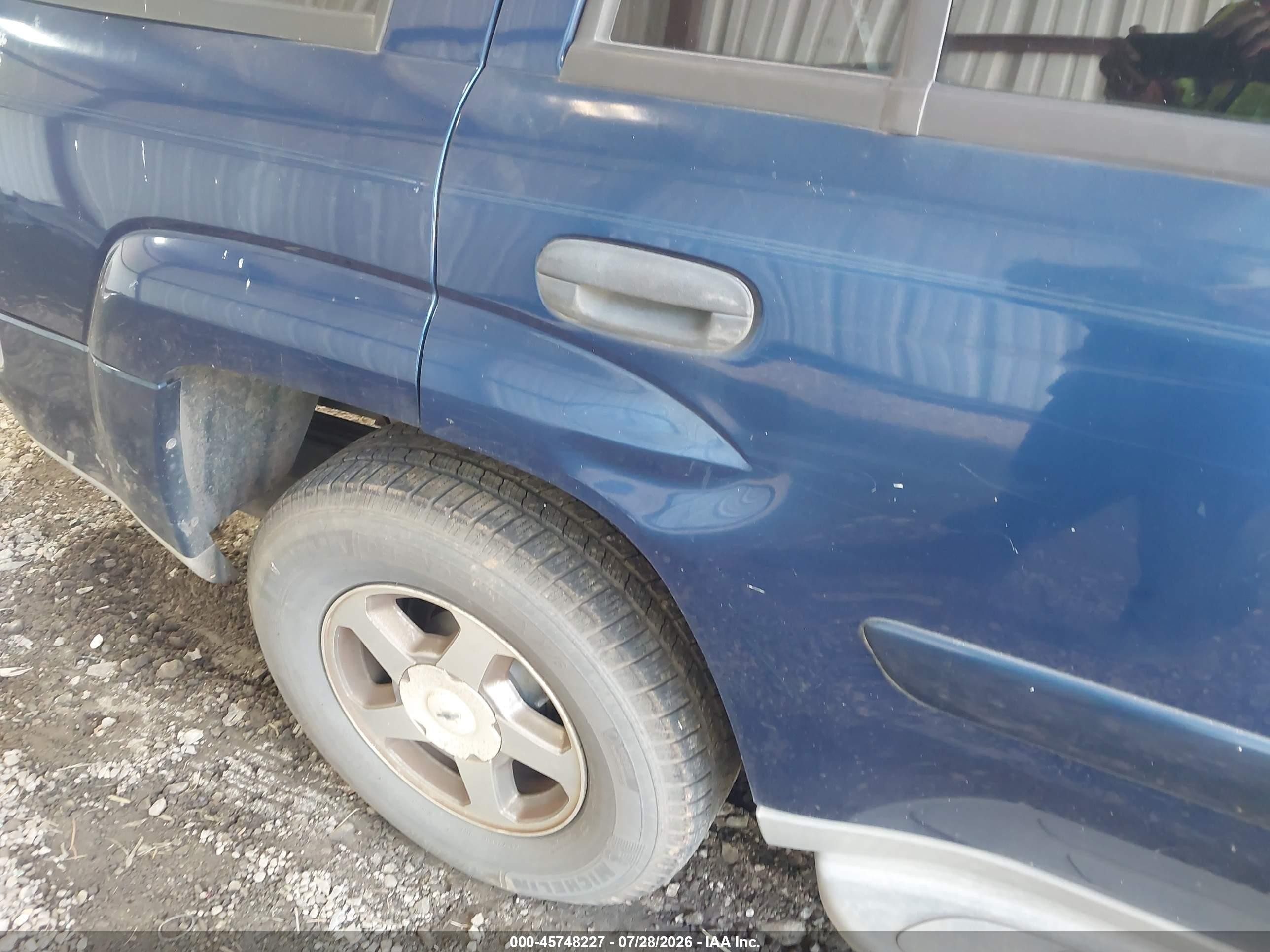 2003 Chevrolet Trailblazer Lt Синий vin: 1GNDS13S632395641