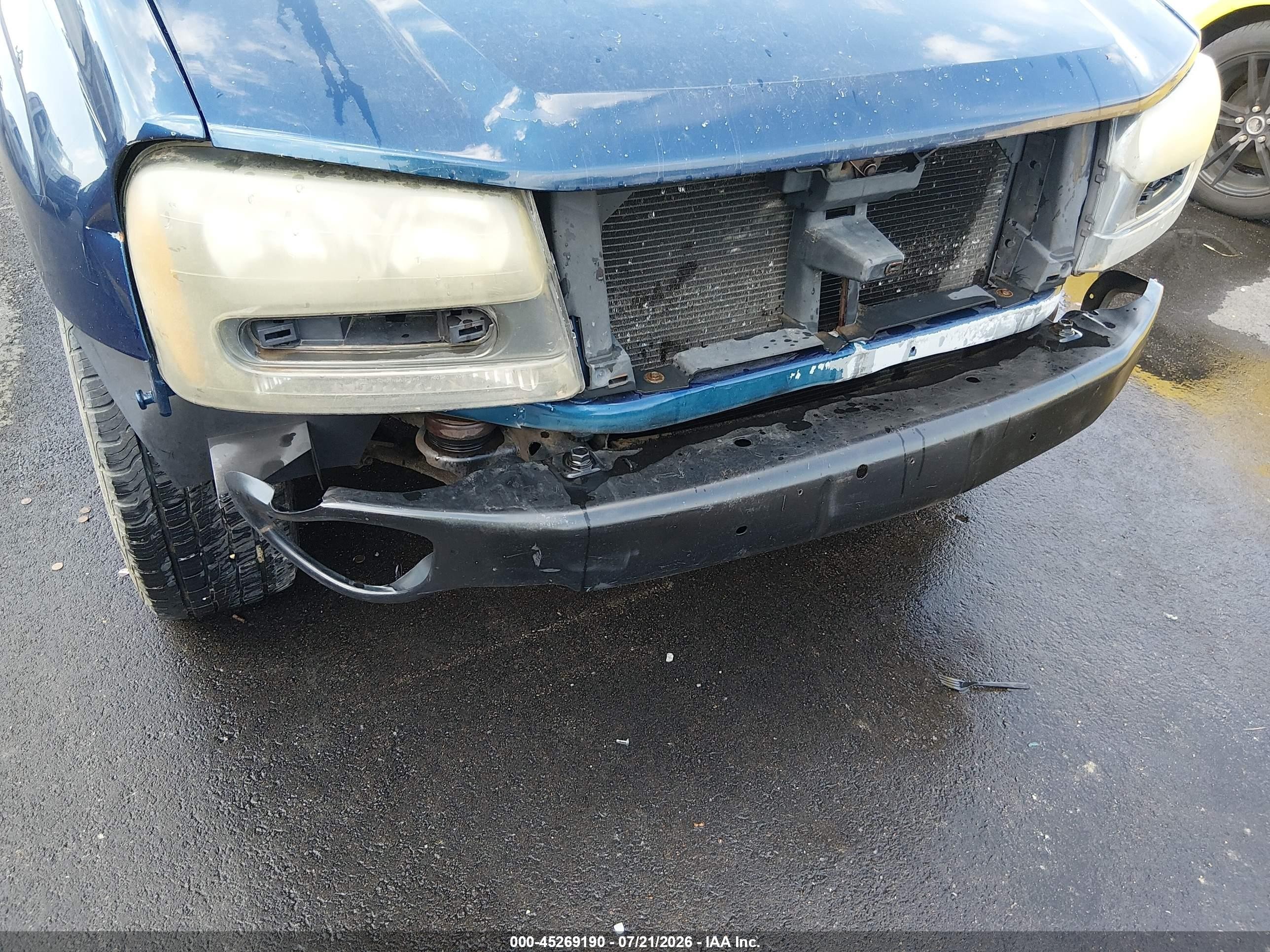 2004 Chevrolet Trailblazer Ls Blue vin: 1GNDS13S642100359