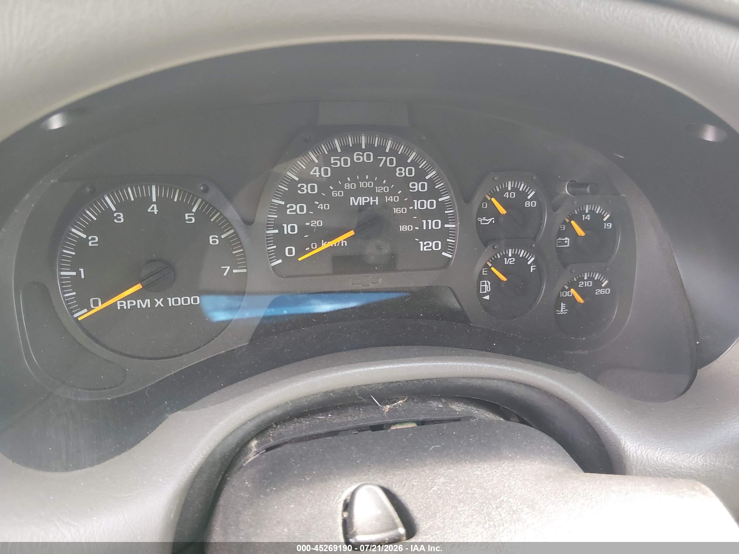 2004 Chevrolet Trailblazer Ls Blue vin: 1GNDS13S642100359
