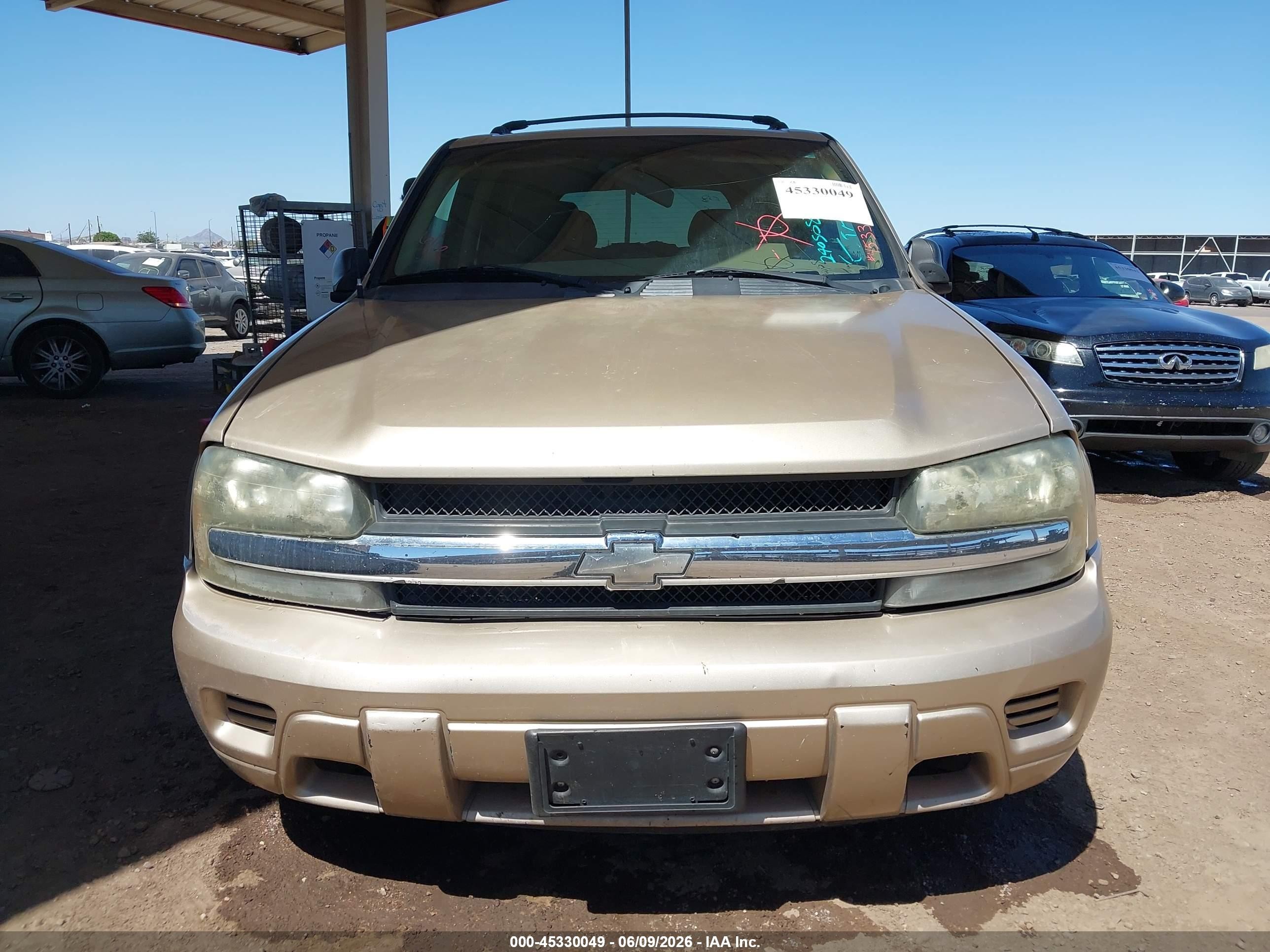 2004 Chevrolet Trailblazer Ls Beige vin: 1GNDS13S642240508