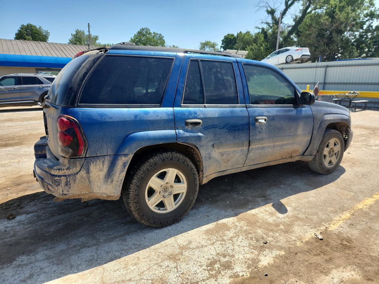 2005 Chevrolet Trailblazer Ls Blue vin: 1GNDS13S652151023