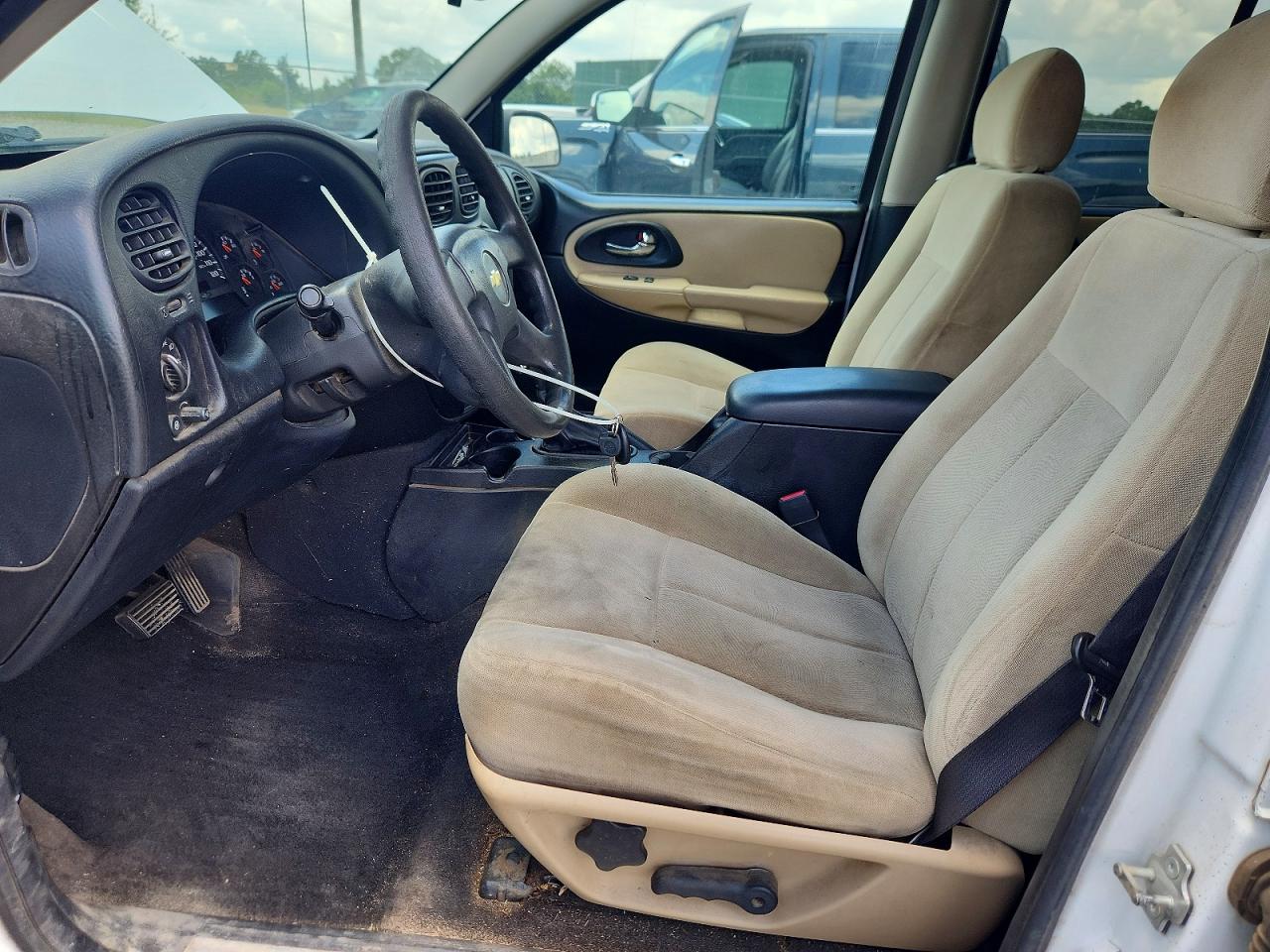 2005 Chevrolet Trailblazer Ls White vin: 1GNDS13S652218543