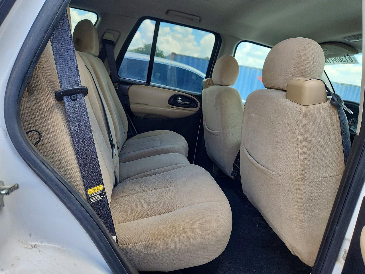 2005 Chevrolet Trailblazer Ls White vin: 1GNDS13S652218543