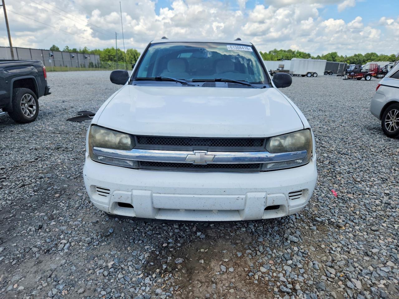 2005 Chevrolet Trailblazer Ls White vin: 1GNDS13S652218543