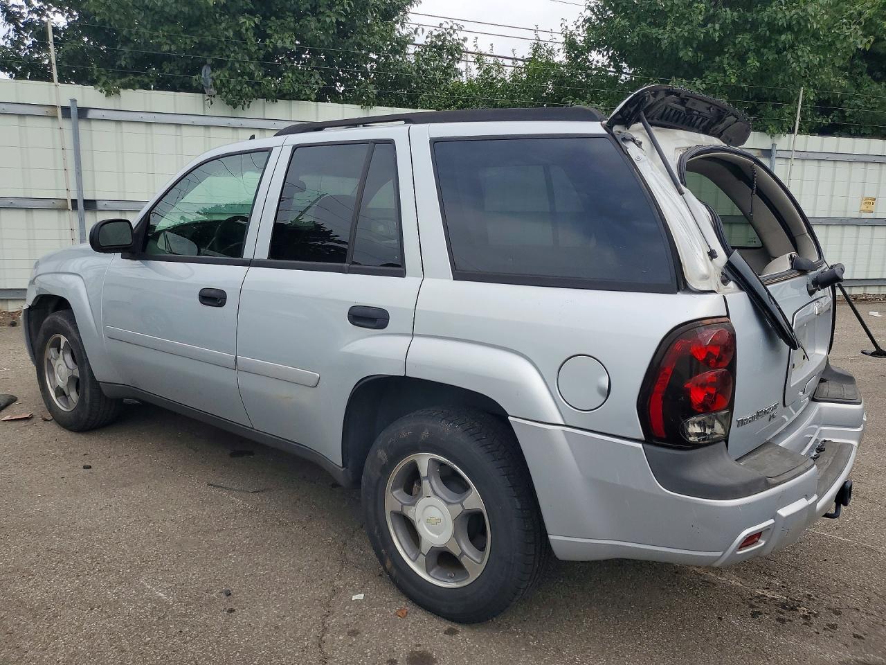2007 Chevrolet Trailblazer Ls Silver vin: 1GNDS13S672162753