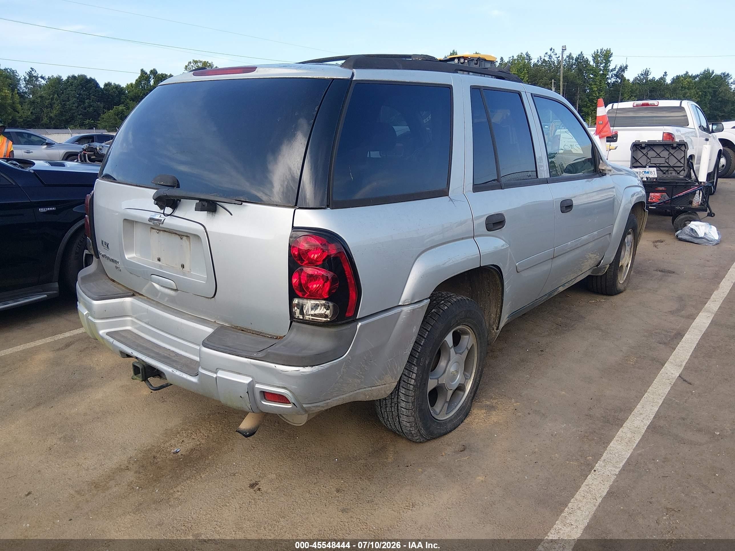 2007 Chevrolet Trailblazer Ls Beige vin: 1GNDS13S672163014
